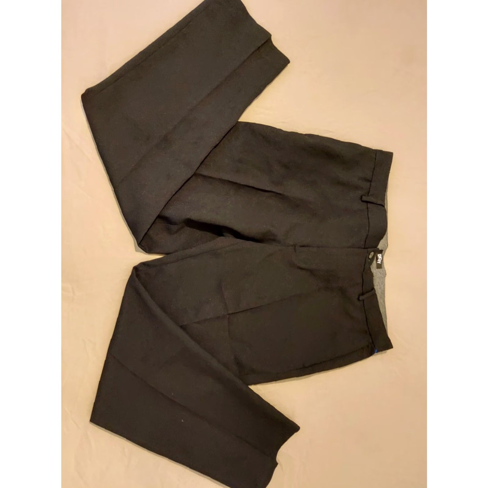DKNY DKNY Pants Dress Pants 34x30 Black Flat Front 5-Pocket Men Adult Medium Regular Slacks Chino Trousers Formal Slacks Size US 34 / EU 50 - 2 Thumbnail