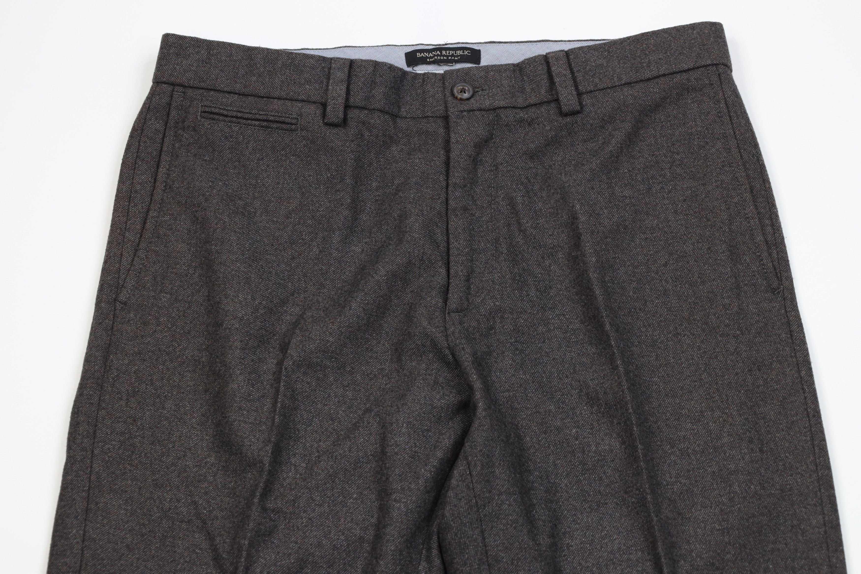 Banana Republic Banana Republic Fides Flannel Wool Blend Emerson Chino Pants Size US 34 / EU 50 - 2 Thumbnail