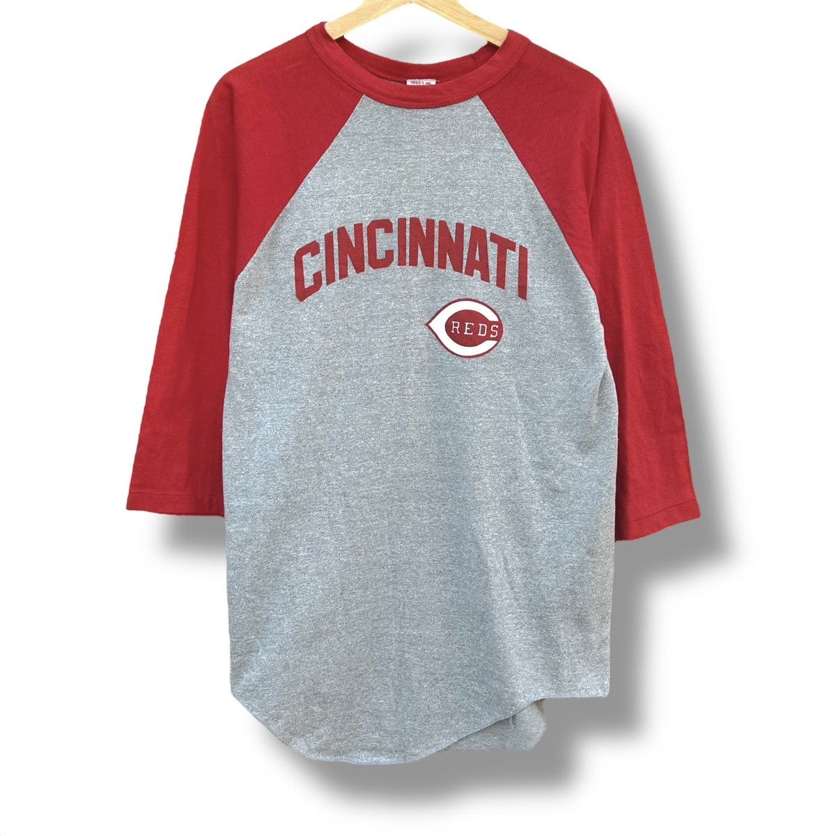 Logo 7 Vintage 80s Cincinnati Reds Logo 7 Raglan T-Shirt 3/4 Sleeve Size US S / EU 44-46 / 1 - 1 Thumbnail