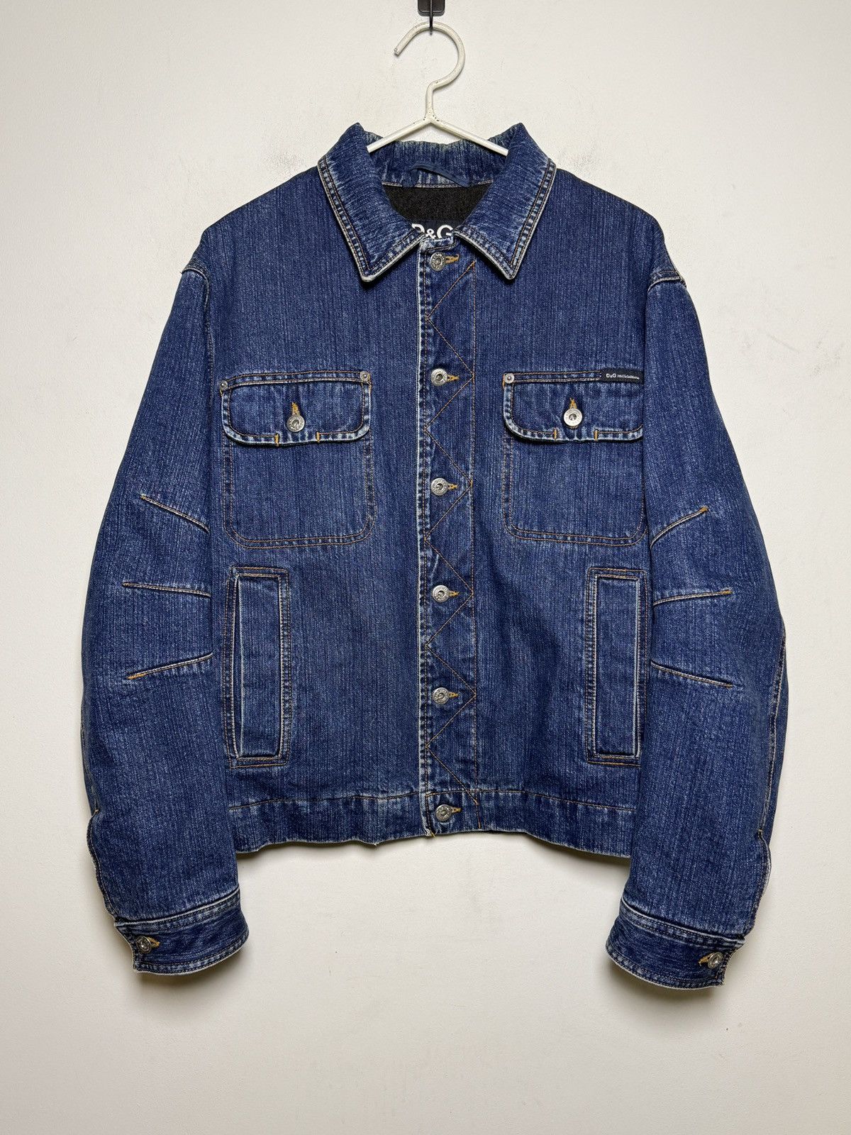 Dolce & Gabbana dolce&gabbana y2k archive multipocket denim/wool jacket Size US L / EU 52-54 / 3 - 13 Thumbnail