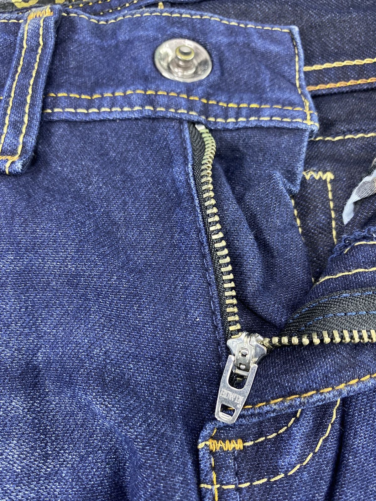 Edwin × Jean Something Edwin Blue Wash Bootcut Jeans - J1054 Size 27" / US 4 / IT 40 - 8 Thumbnail