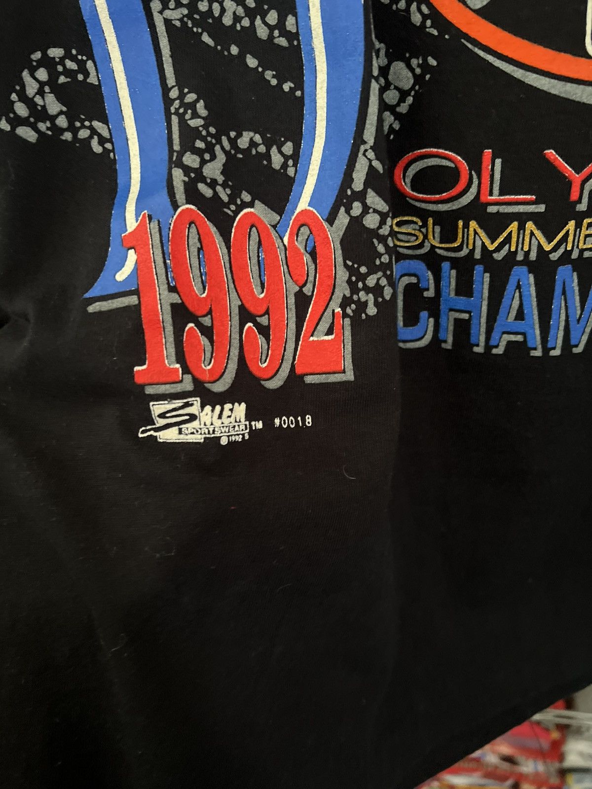 Salem Sportswear 1992 Barcelona Olympics USA Basketball NBA Tee Size US L / EU 52-54 / 3 - 4 Thumbnail