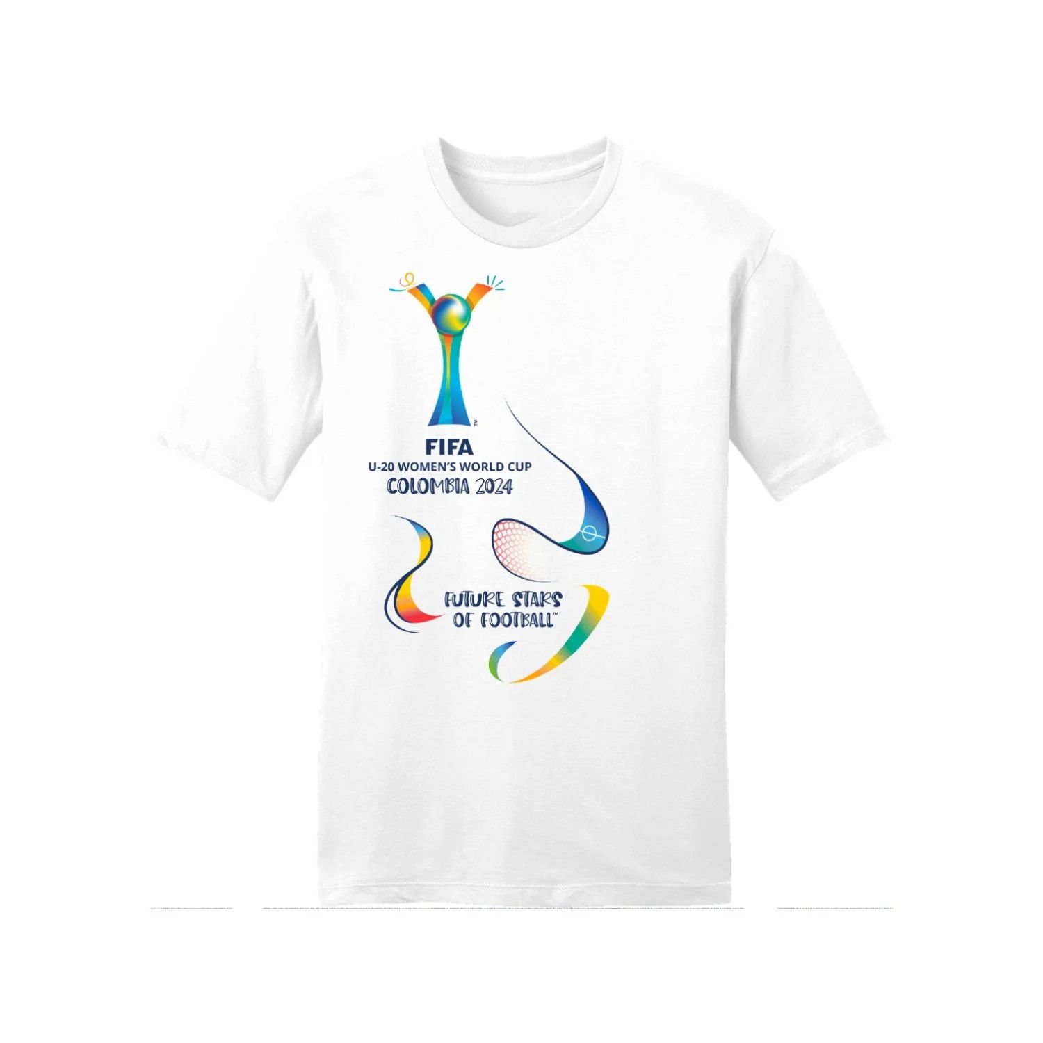 Other White Graphic Flow T-Shirt – Unisex Size US M / EU 48-50 / 2 - 1 Thumbnail