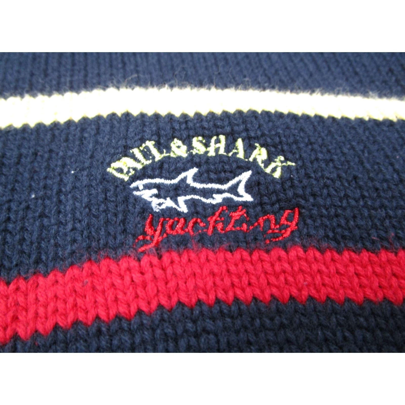 Paul & Shark VINTAGE Paul & Shark YACHTING Sweater Mens Large Blue 1/4 Zip Knit Pullover Size US L / EU 52-54 / 3 - 3 Thumbnail