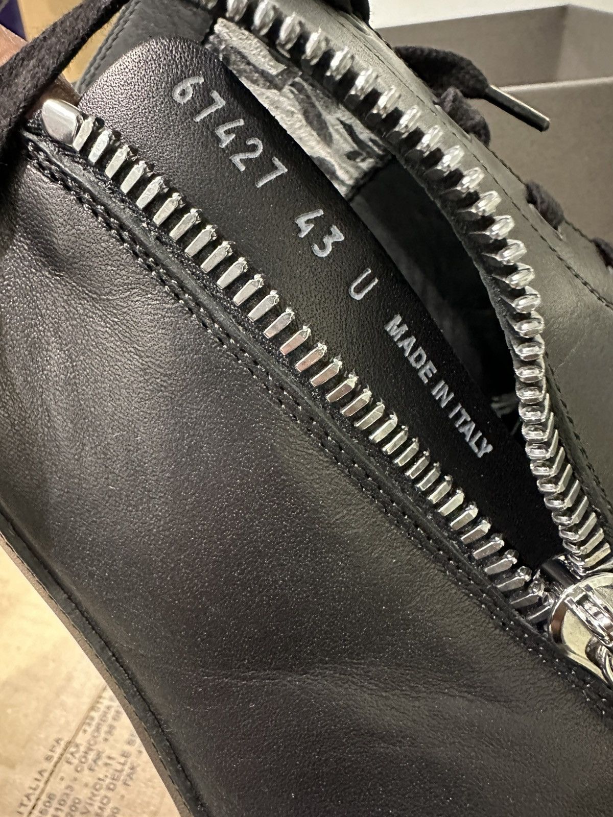 Rick Owens RICK OWENS - Hi Sneaks Black Black Size US 10 / EU 43 - 7 Thumbnail