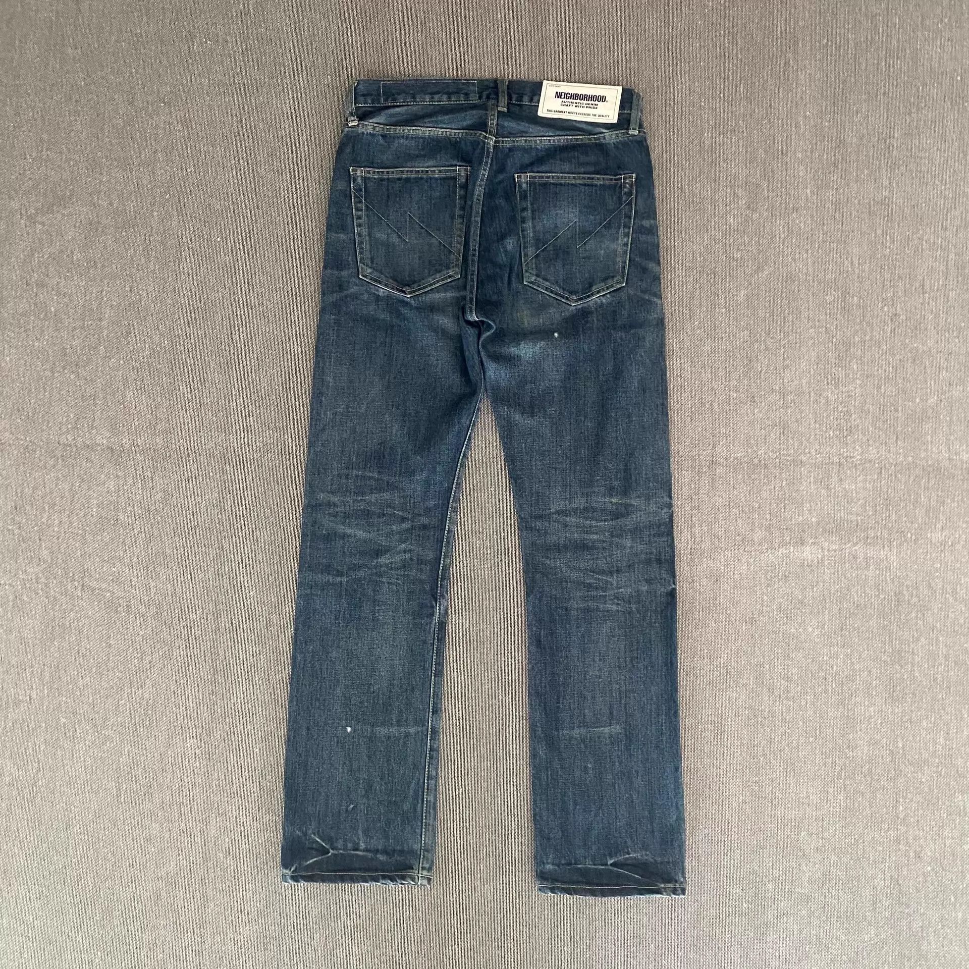 Neighborhood Neighborhood 19aw Dp-Mid Slim Straight Wash Jeans M Size US 32 / EU 48 - 3 Thumbnail