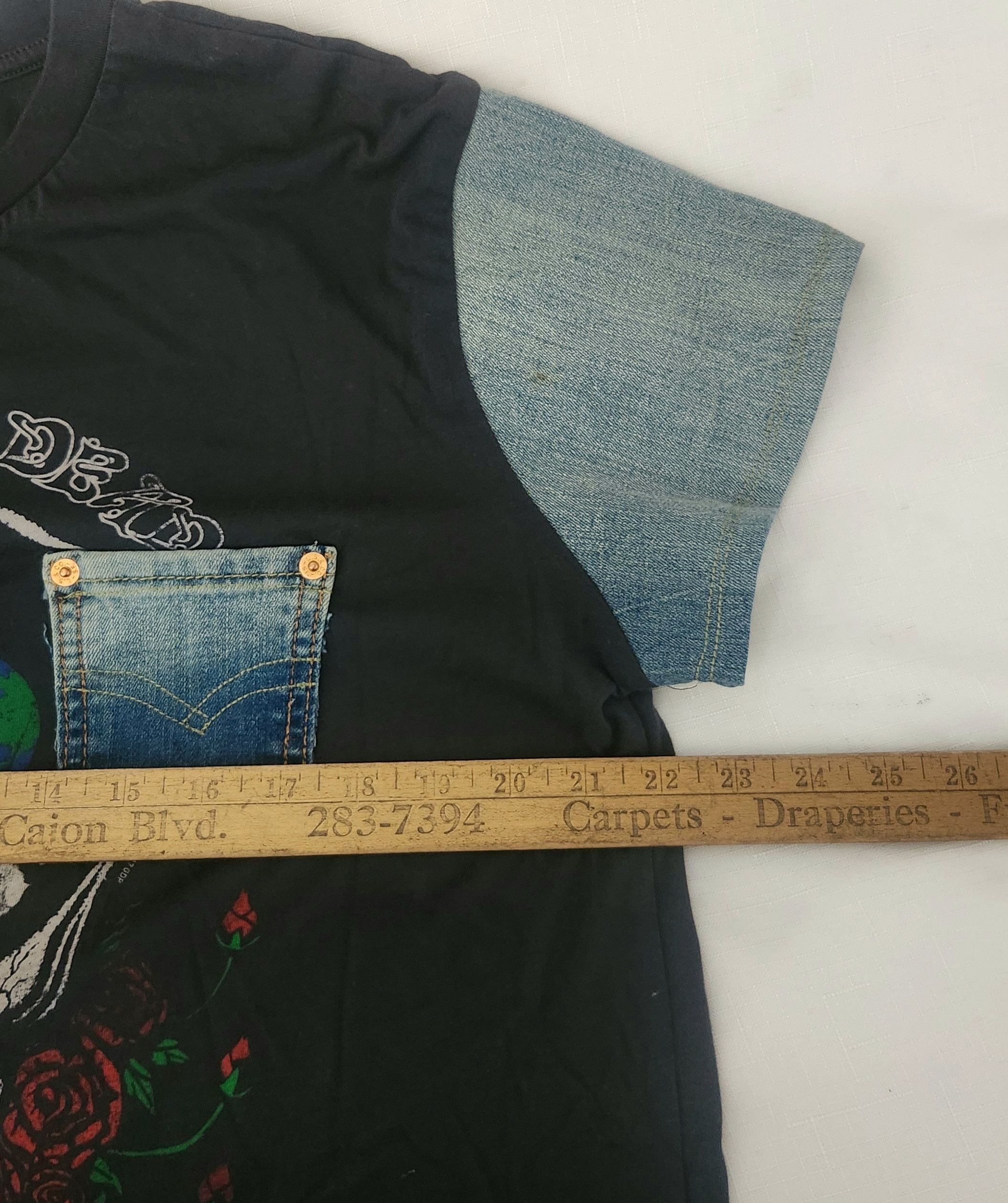 Band Tees × Grateful Dead Topshop X And Finally X Levi's Grateful Dead short denim 8 Size M / US 6-8 / IT 42-44 - 9 Thumbnail