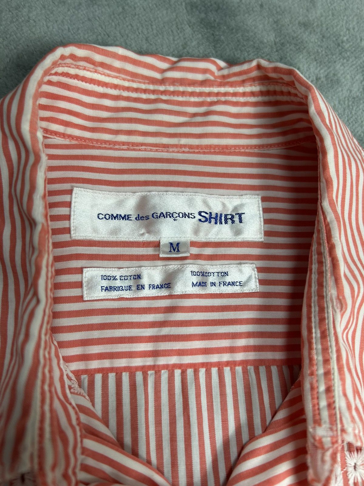 Comme des Garcons SHIRT Comme des Garcons Shirt Strip Button up Size US M / EU 48-50 / 2 - 5 Thumbnail