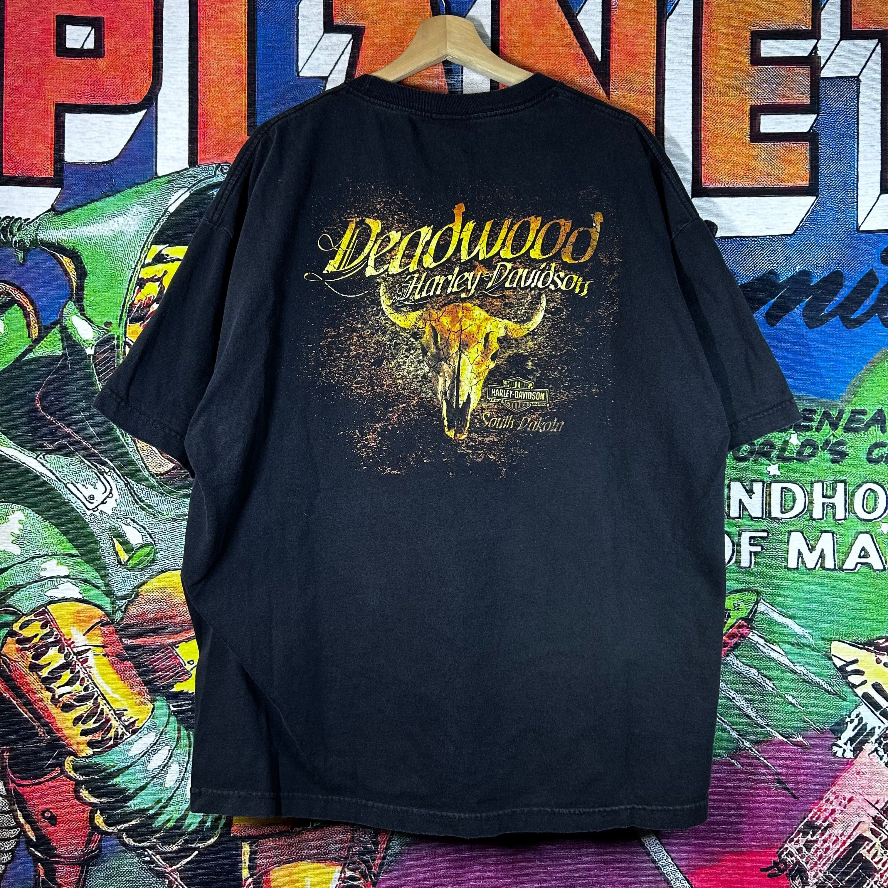 Harley Davidson × Vintage Harley Davidson ‘Deadwood’ South Dakota Tee Size 2XL Size US XXL / EU 58 / 5 - 2 Thumbnail