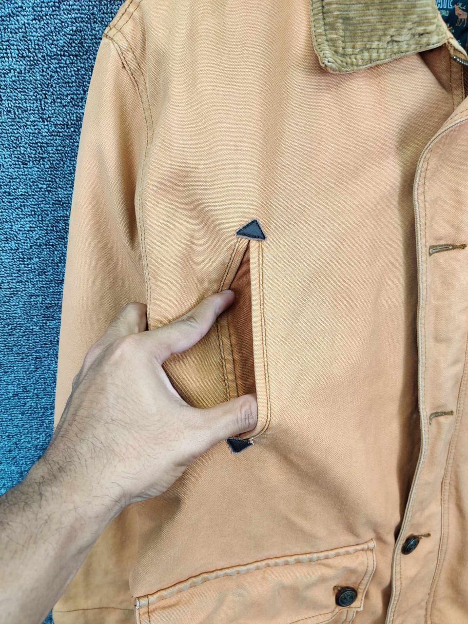 Japanese Brand Vintage 90s Go Ford Hunting Canvas Chore Jacket Size US L / EU 52-54 / 3 - 9 Thumbnail