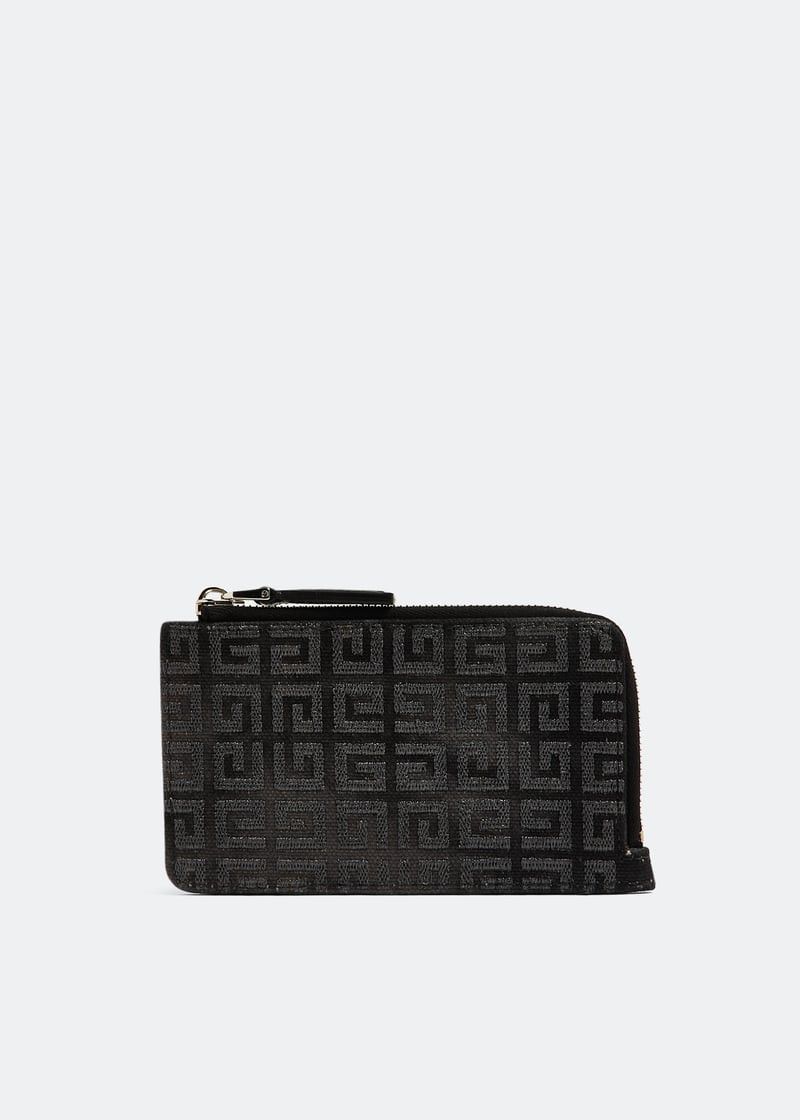 Givenchy o1w1db10525 Size: OS/G-Cut Full Zipped Cardholder in Grey Size ONE SIZE - 1 Thumbnail