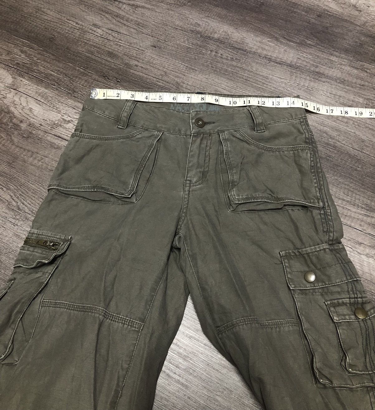 Designer × Japanese Brand Vintage Magic Square Cargo Pant Multi Pocket Size US 29 - 7 Thumbnail