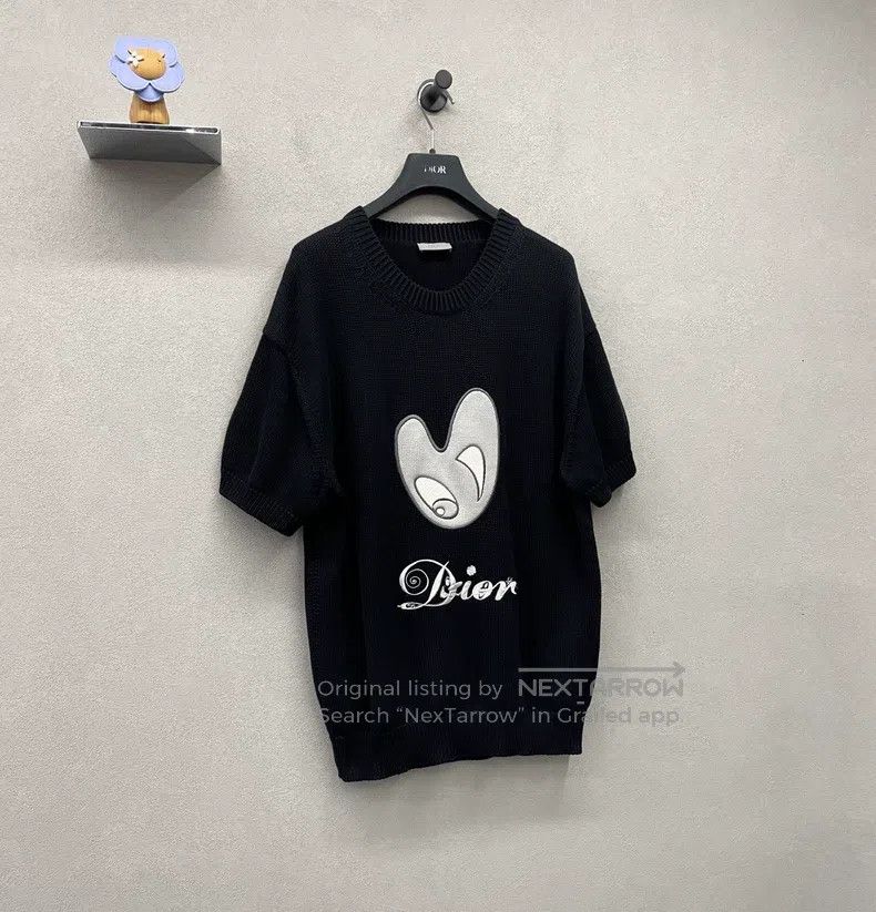 Dior Dior Co-branded black knitted short sleeves Size US M / EU 48-50 / 2 - 4 Thumbnail