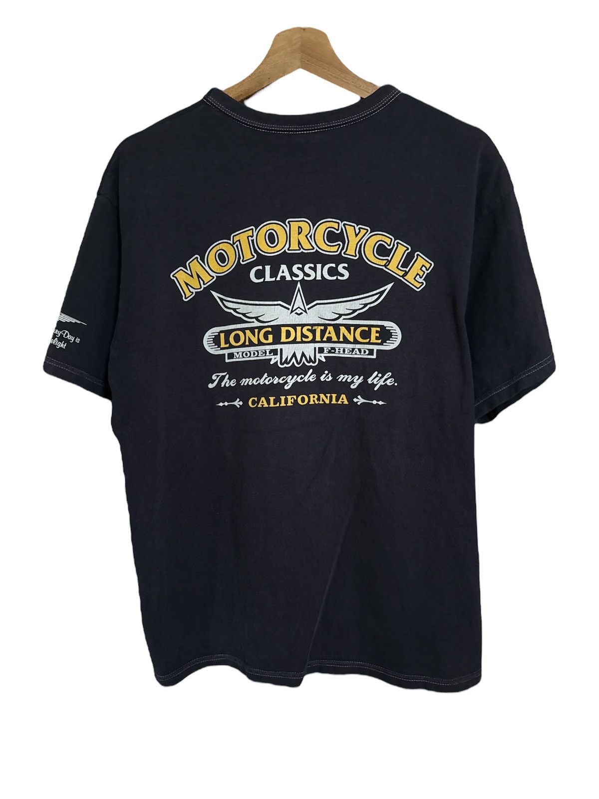 The Flat Head The Flat Head Motorcycle Classic Tshirt Size M / US 6-8 / IT 42-44 - 3 Thumbnail
