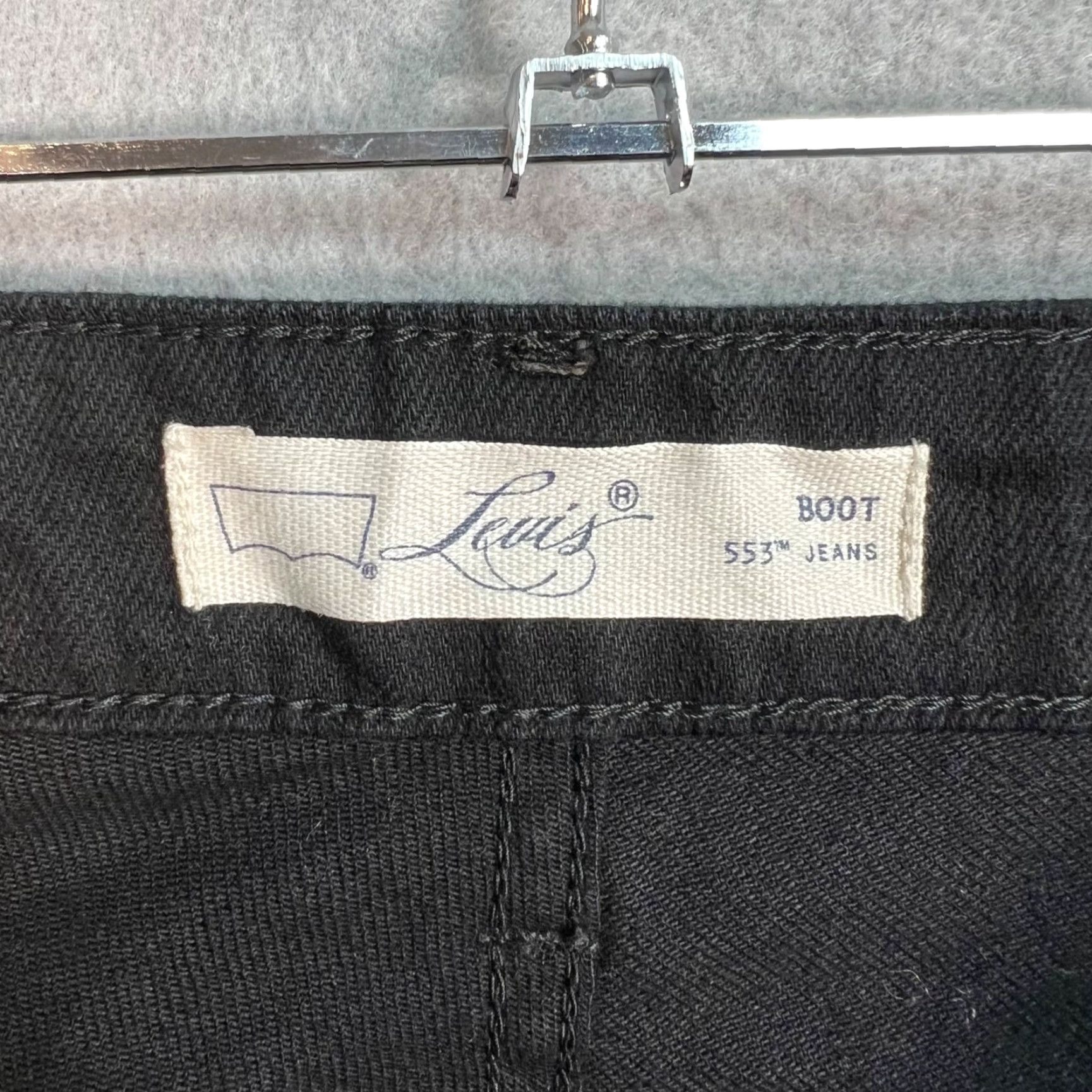 Levi's VINTAGE Levi's Womens Bootcut Jeans Size 10 Black Cotton Blend Denim Size 32" / US 10 / IT 46 - 4 Thumbnail