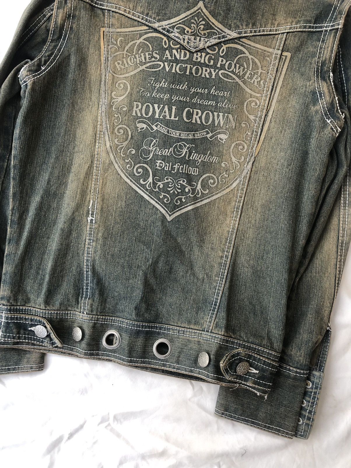 Japanese Brand Mud Wash Studded Jacket Number Nine Style Size US S / EU 44-46 / 1 - 10 Thumbnail