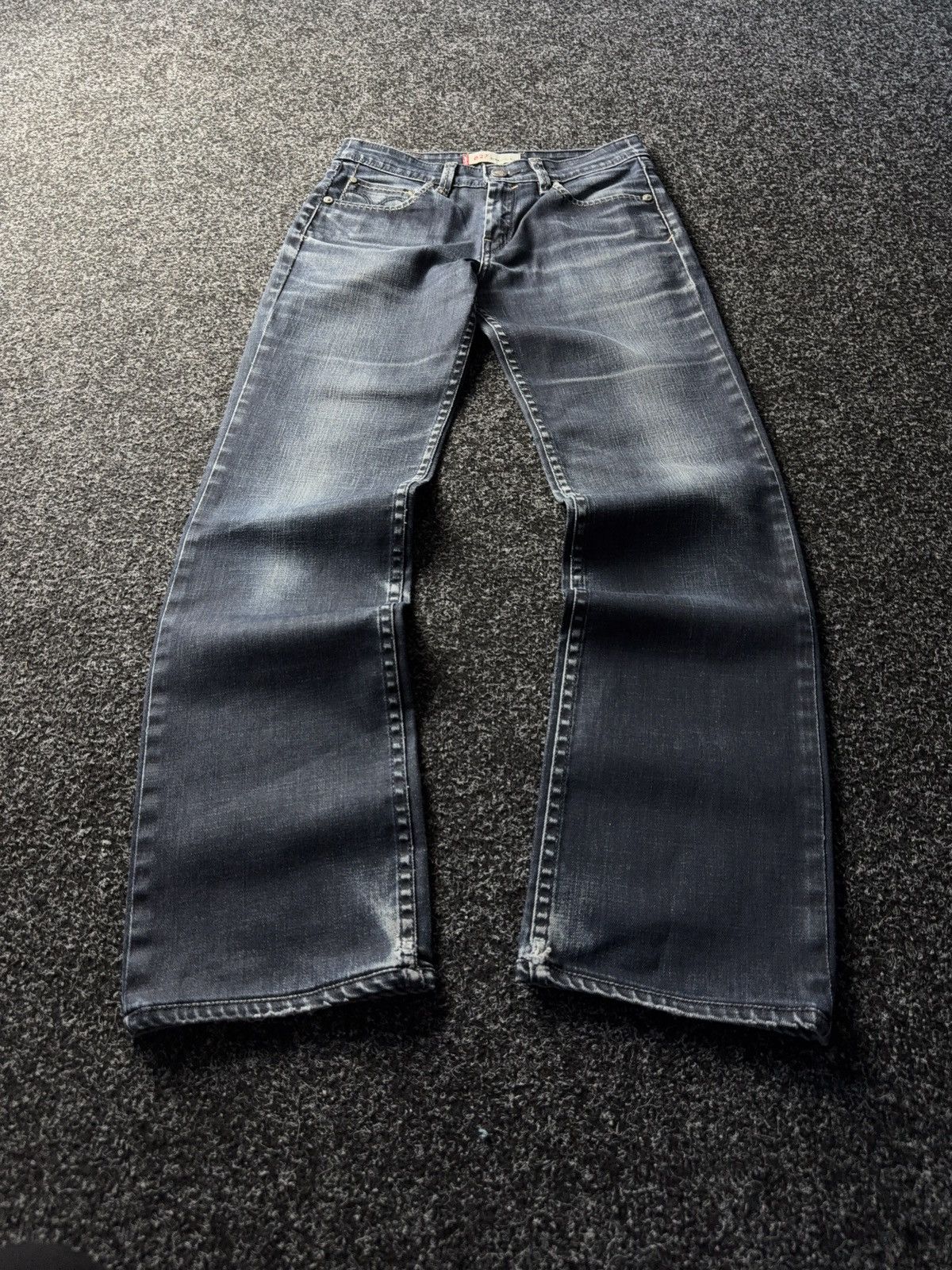 Levi's × Vintage Levi’s 627 Straight Fit Distressed Jeans Y2K Style Size 27" / US 4 / IT 40 - 1 Thumbnail