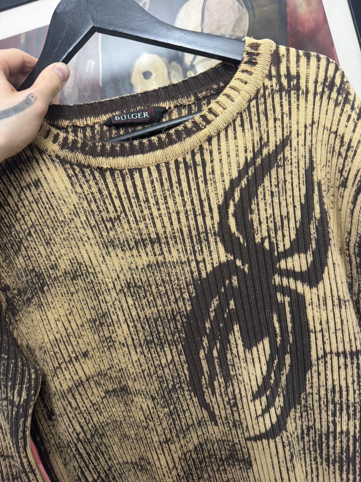 Vintage Vintage Spider Y2k Knitted Avant Garde Sweater Japan Knit Size US M / EU 48-50 / 2 - 2 Thumbnail