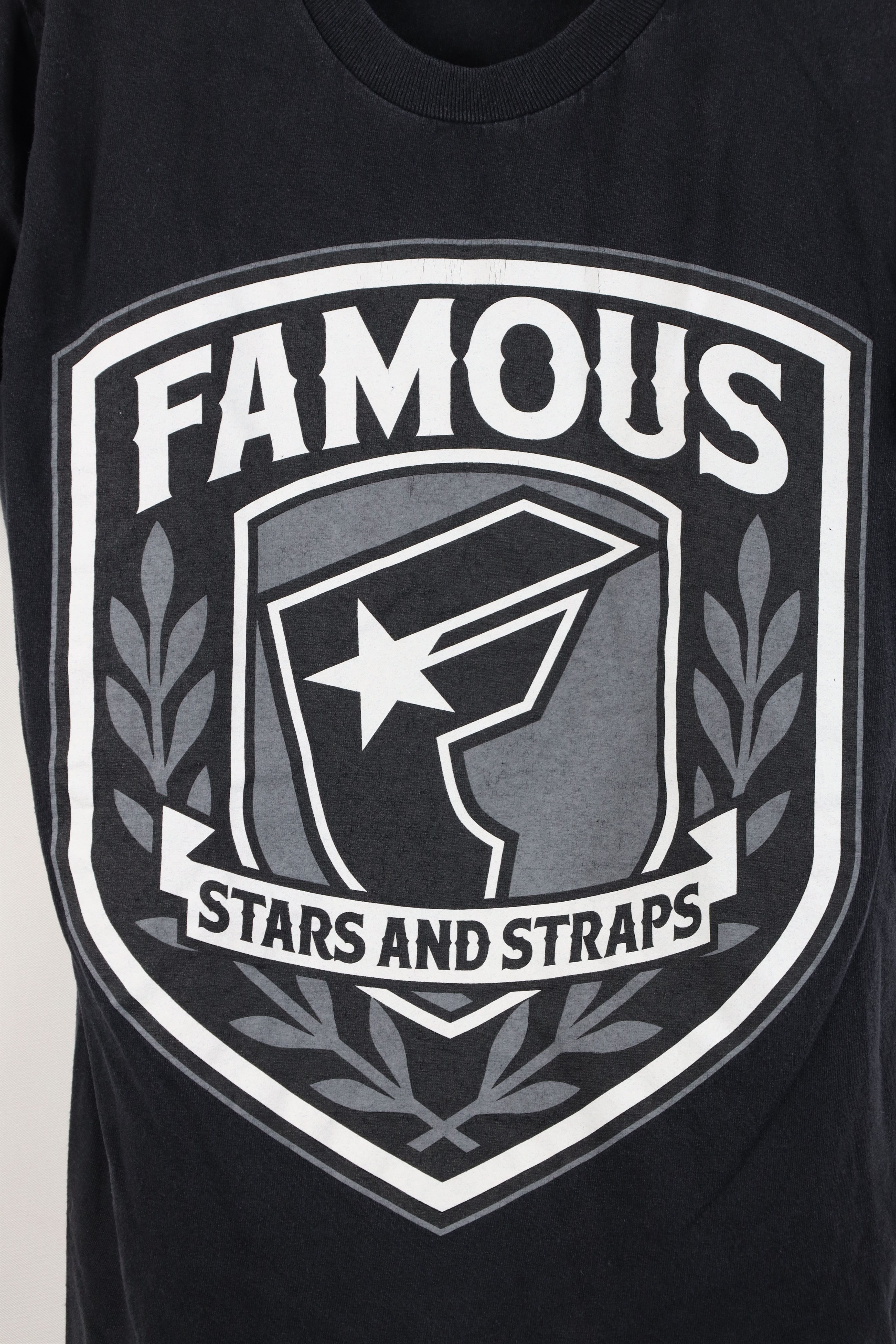 Famous Stars And Straps Vintage Famous Stars and Straps Spell T-Shirt Black Cotton Size US XS / EU 42 / 0 - 4 Thumbnail