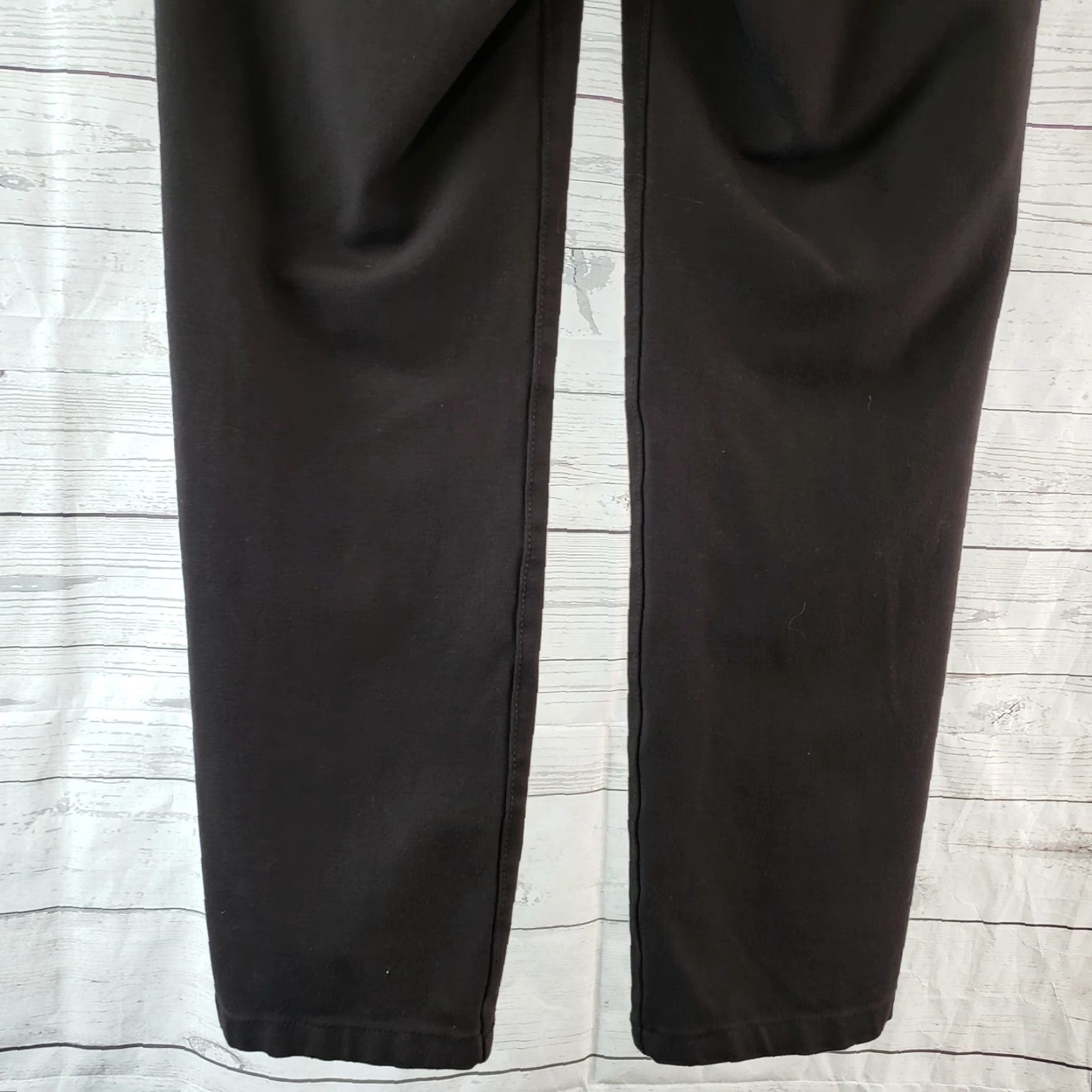 Vintage Liverpool Womens Sienna Pull On Legging Sz 8 Brown Cropped Ponte Knit Mid Rise Pants Size 30" / US 8 / IT 44 - 4 Thumbnail