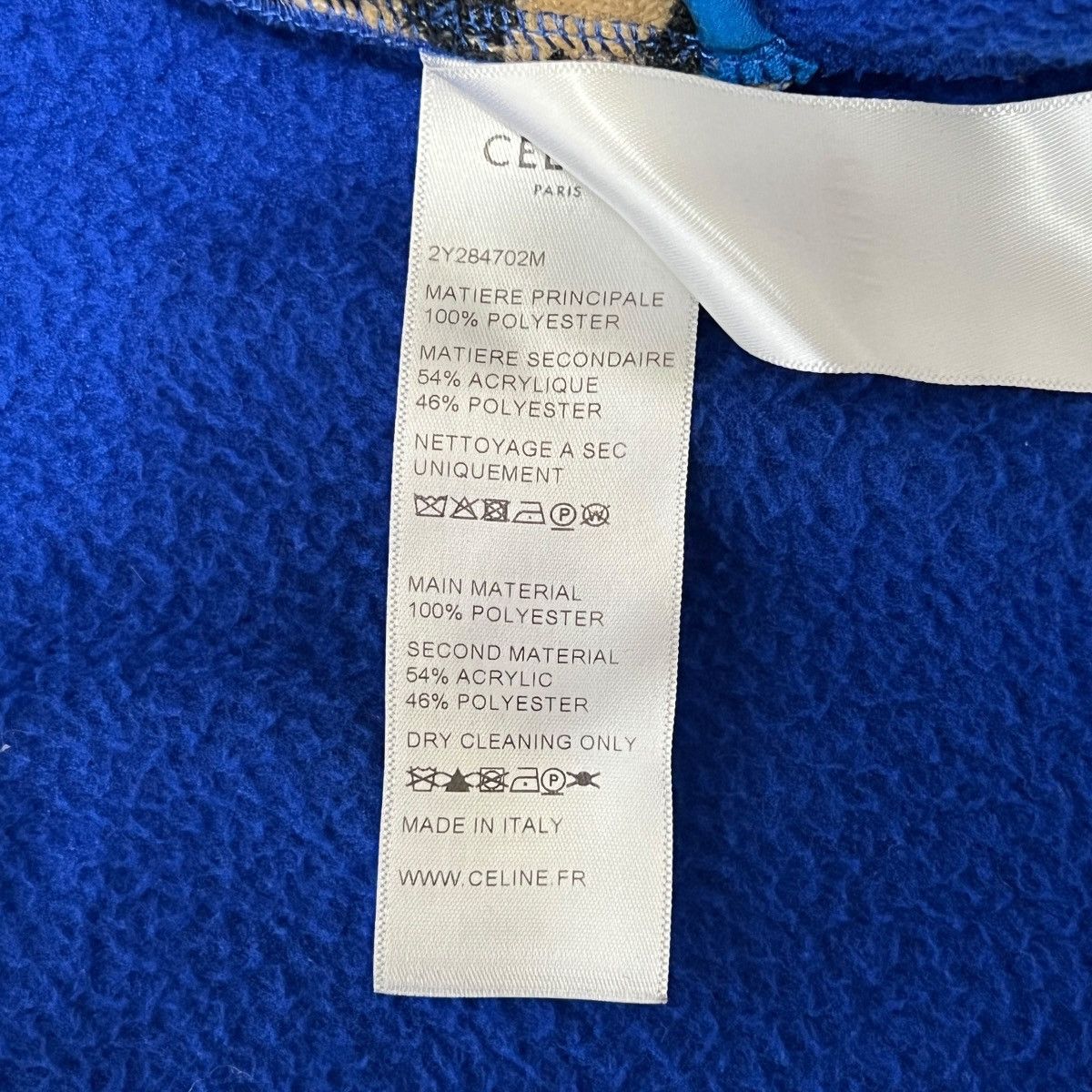 Celine CELINE 21SS Hedi Slimane THE DANCING KID Color Fleece Jacket Size US S / EU 44-46 / 1 - 9 Thumbnail