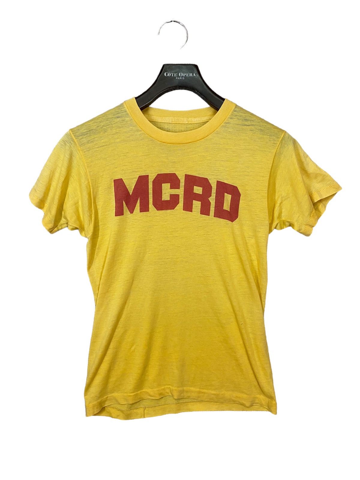 Vintage Vintage paperthin 80s mcrd us marine tshirt Size US M / EU 48-50 / 2 - 1 Thumbnail