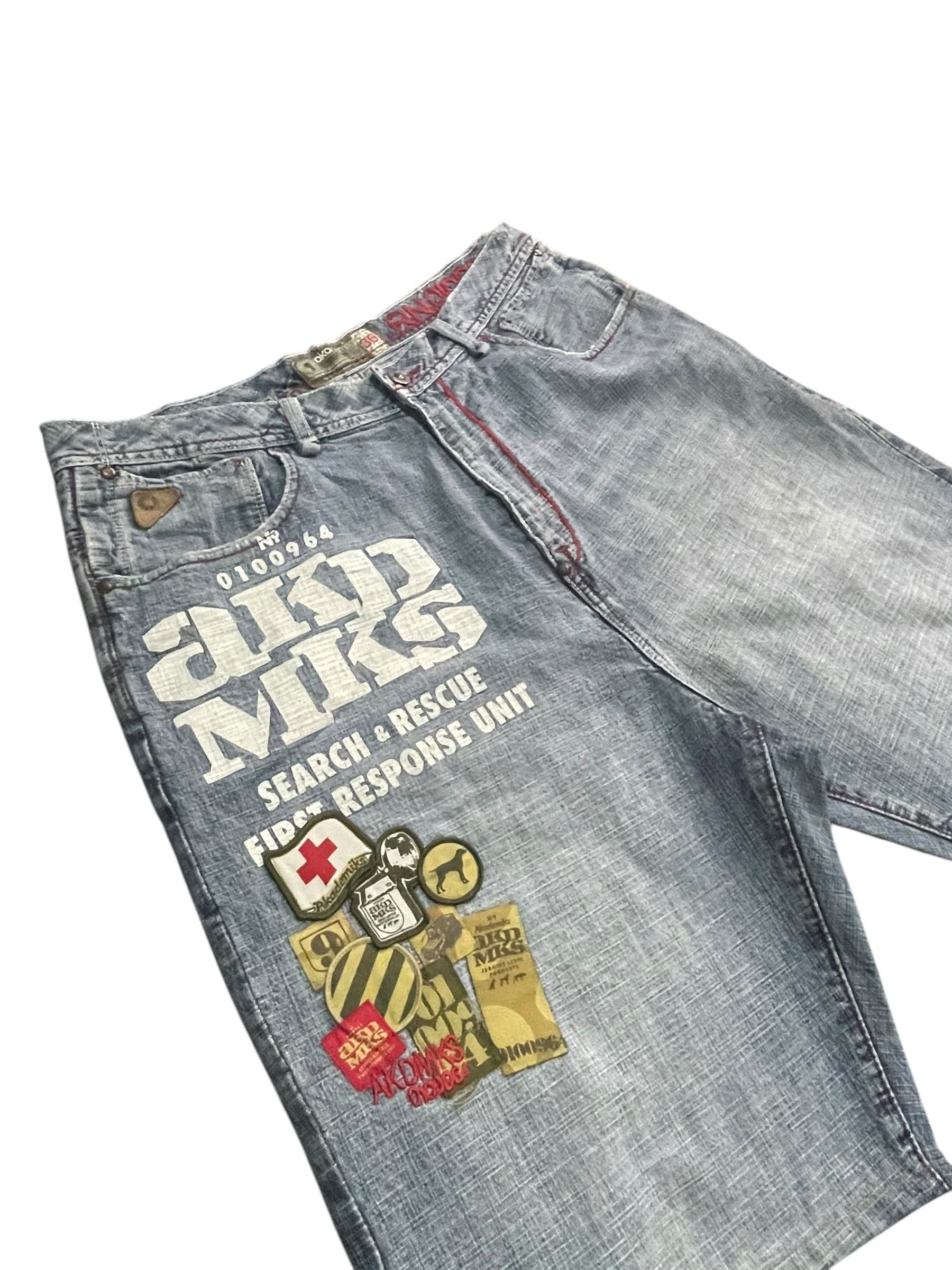 Akademiks Vintage Akademiks Denim Short Size US 37 - 2 Thumbnail