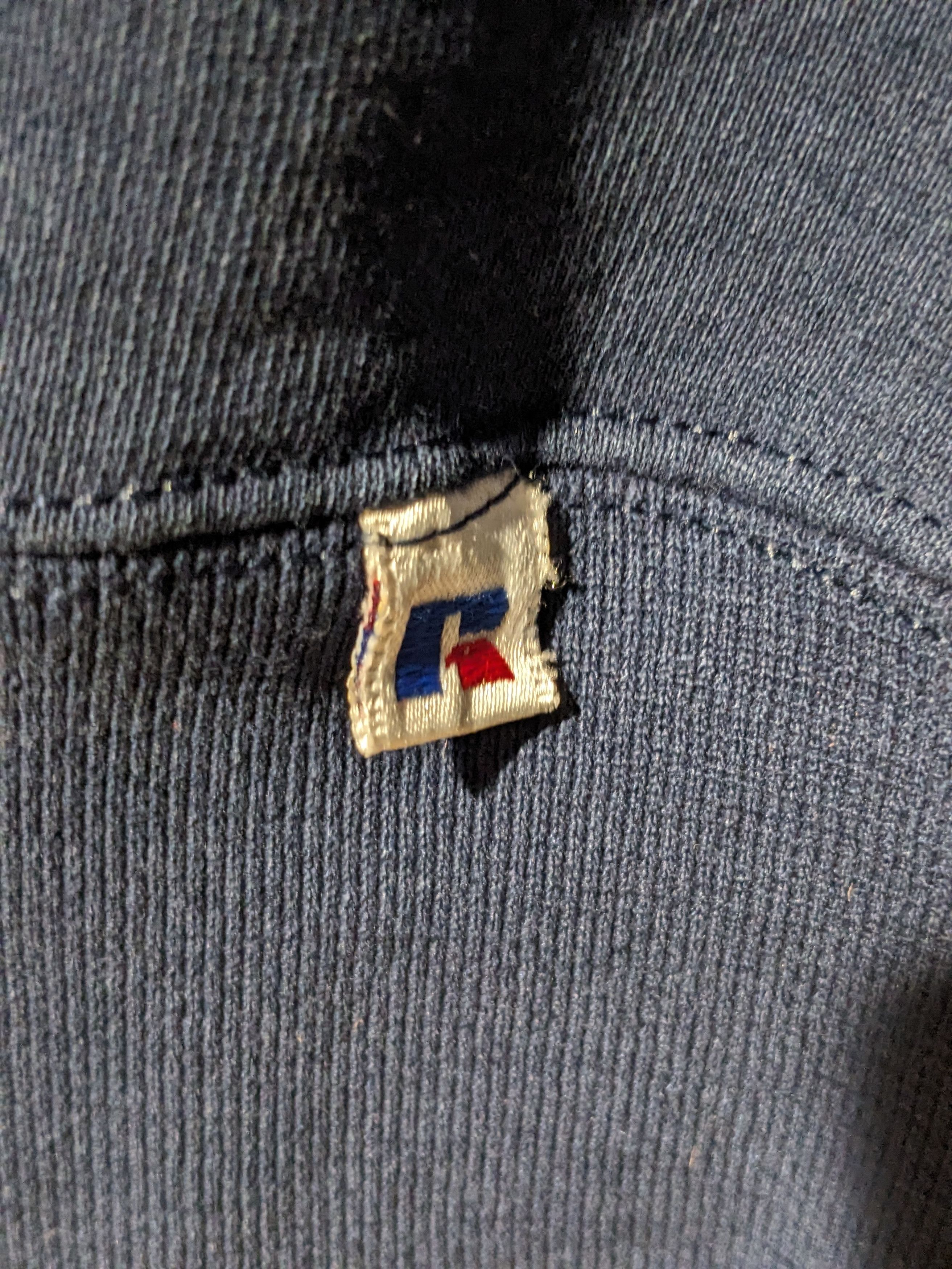 Russell Athletic × Vintage Vintage 90s Russell Athletic Blank Essential Sweatshirt Size US XL / EU 56 / 4 - 3 Thumbnail