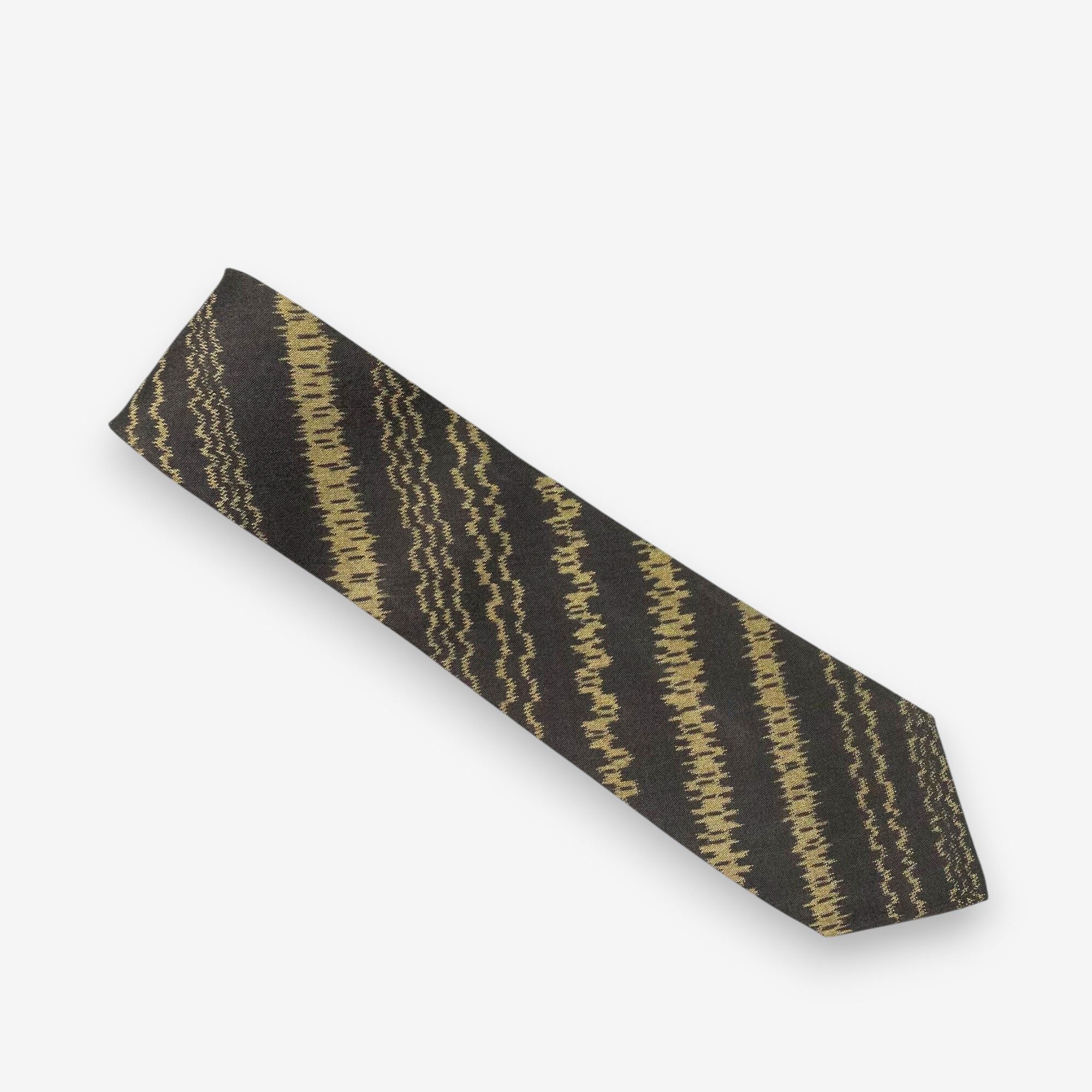 Issey Miyake Vintage Issey Miyake SILK Necktie Cravate Pure Silk Neck Tie Size ONE SIZE - 1 Thumbnail