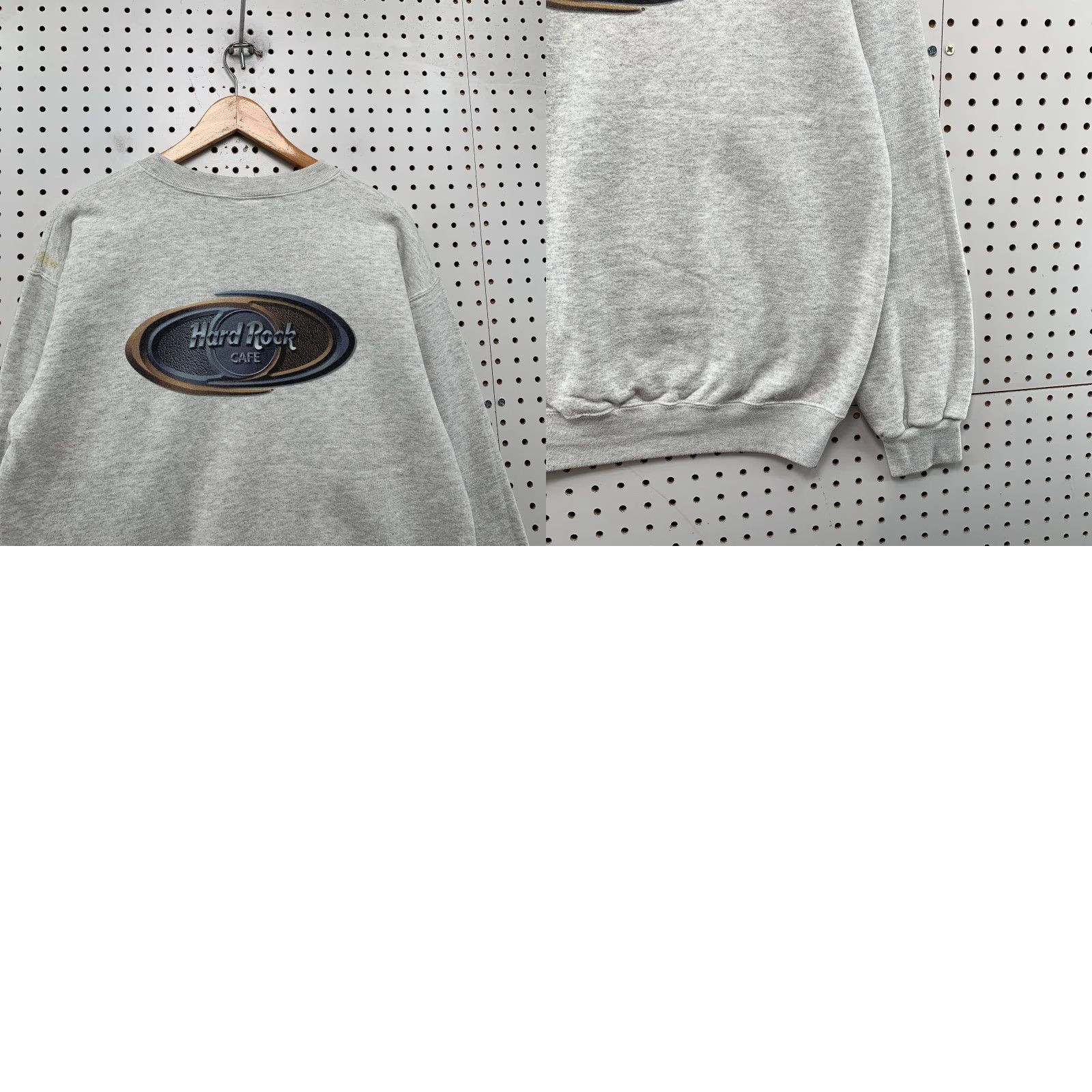 Hard Rock Cafe VINTAGE Hard Rock Cafe Hollywood Sweatshirt Men M Gray Fleece Crewneck USA Sweatshirt Mens Size US M / EU 48-50 / 2 - 10 Thumbnail