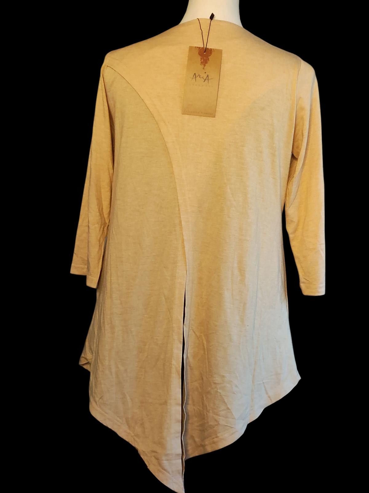 Aria Aria Handmade Norma Tunic With V-Neck 3/4 Sleeve Top Size M / US 6-8 / IT 42-44 - 6 Thumbnail