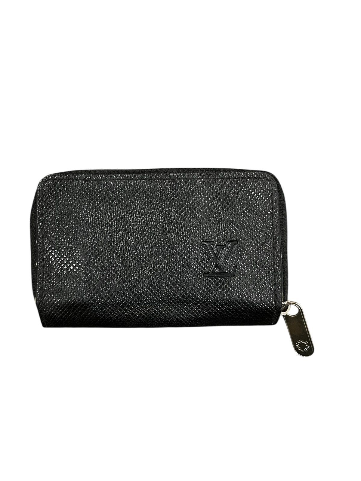 Louis Vuitton LOUIS VUITTON ZIPPY COIN PURSE BLACK LEATHER Size ONE SIZE - 1 Thumbnail