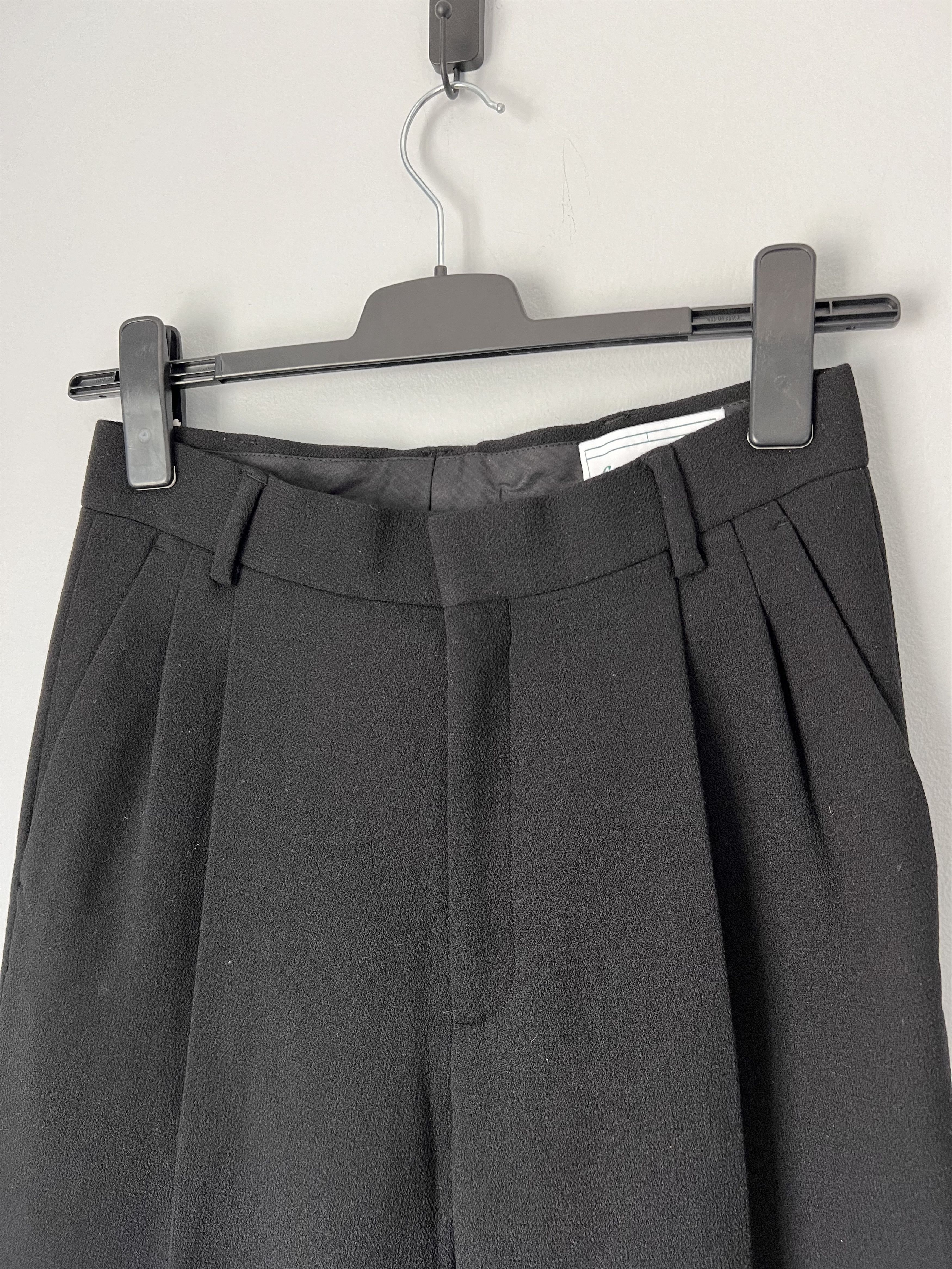 Casablanca Casablanca Pleated Wool Trouser in Black Size US 32 / EU 48 - 2 Thumbnail