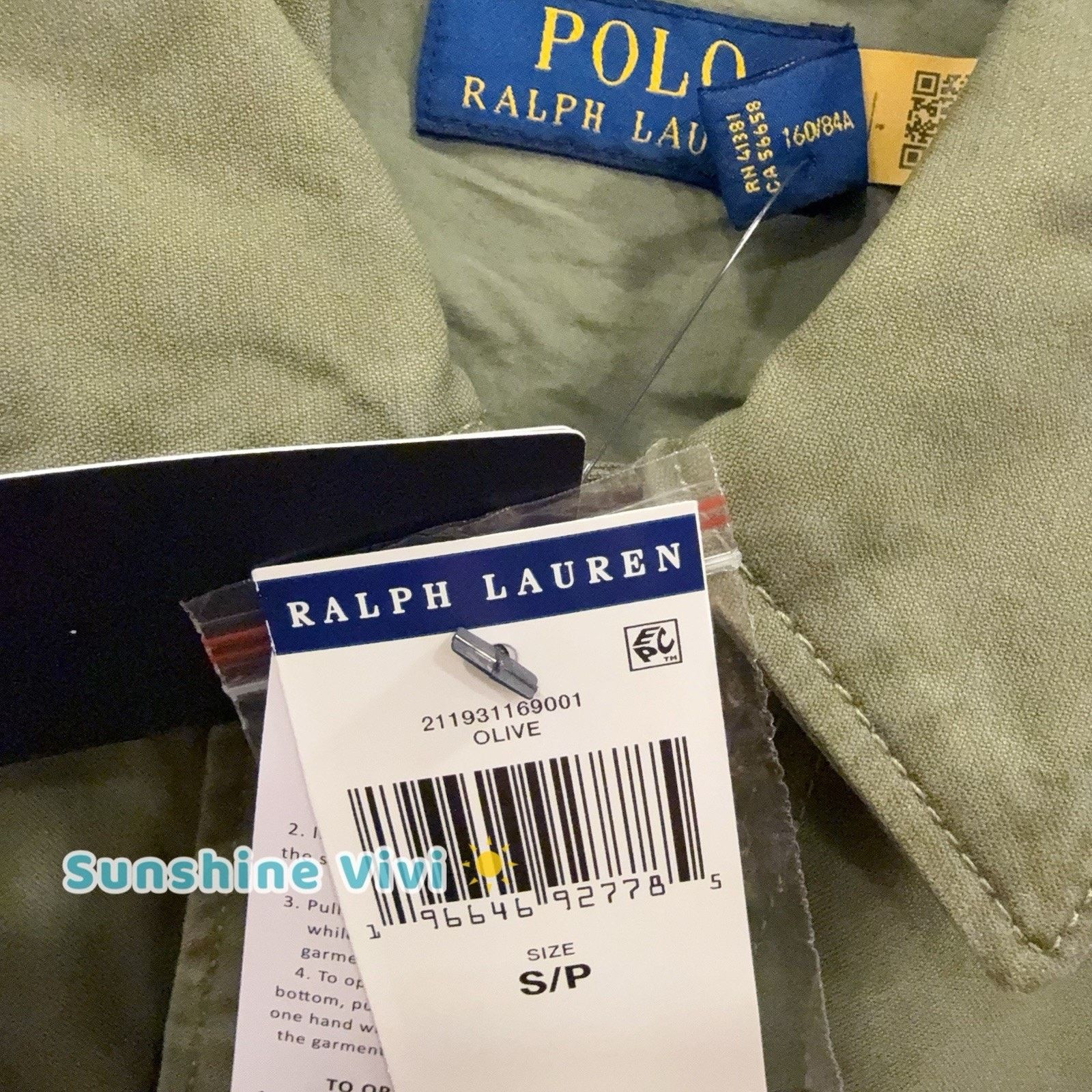 Polo Ralph Lauren NWT Polo Ralph Lauren Woman Field Jacket Hoodie Patches Size US S / EU 44-46 / 1 - 9 Thumbnail