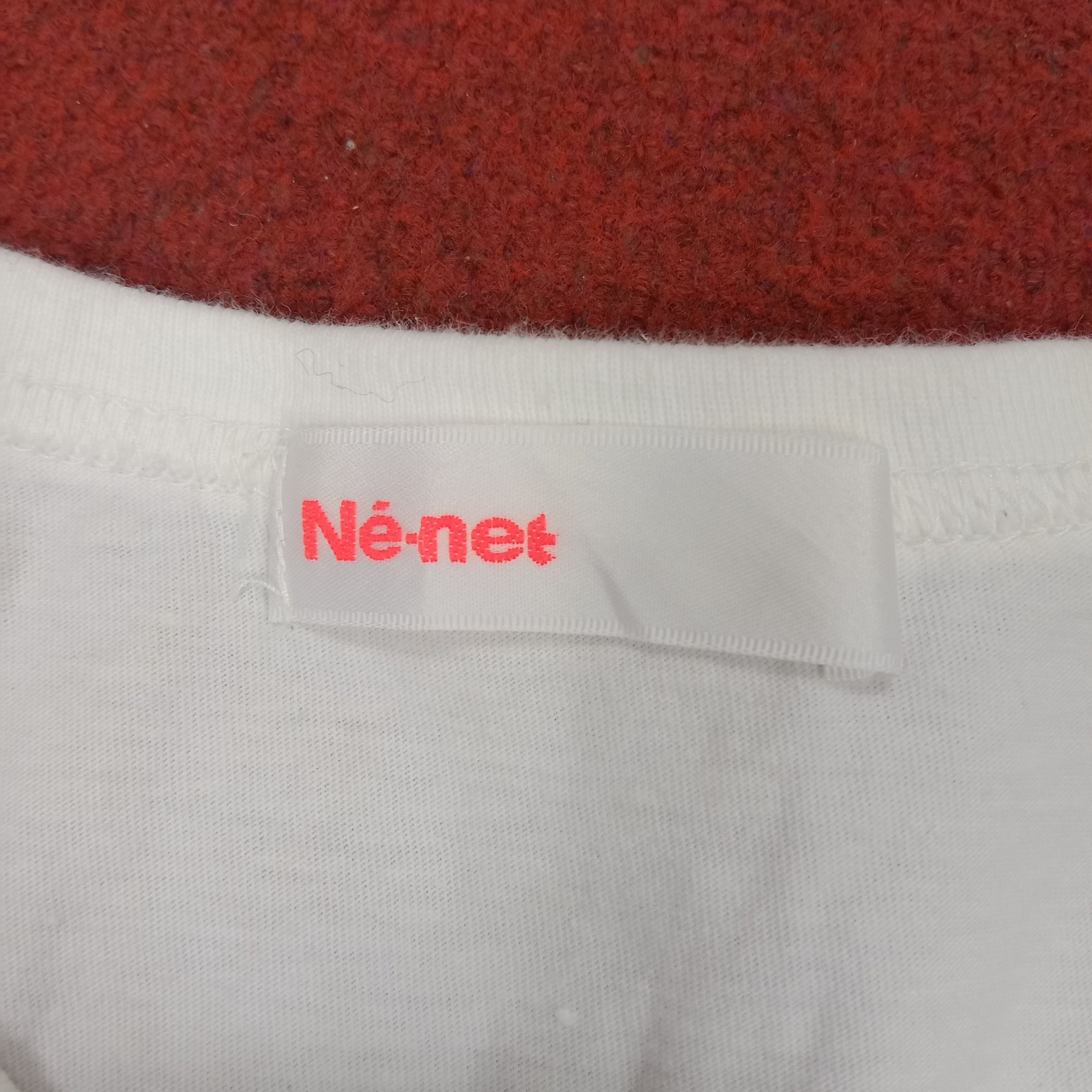 Issey Miyake × Ne-Net × Vintage Ne-Net Tshirt Japanese Designer Brand Streetwear Size XS / US 0-2 / IT 36-38 - 5 Thumbnail
