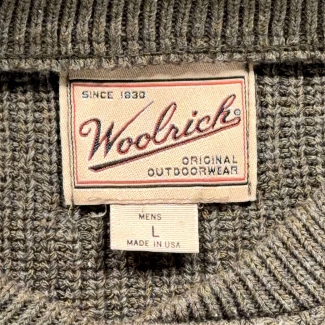 Vintage VINTAGE Woolrich Sweater Mens L Brown Adult Henley Cotton Acrylic Outdoor USA 90s Size US L / EU 52-54 / 3 - 4 Thumbnail