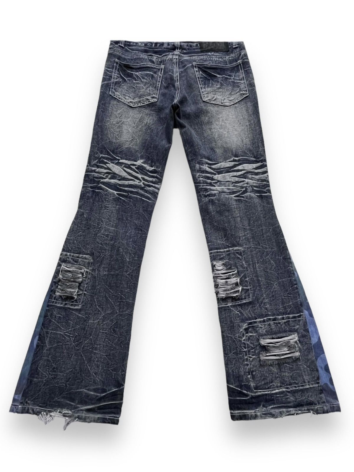 FYE LOWBOX Seditionaries Grunge Ripped FLARE REWORKED Jeans