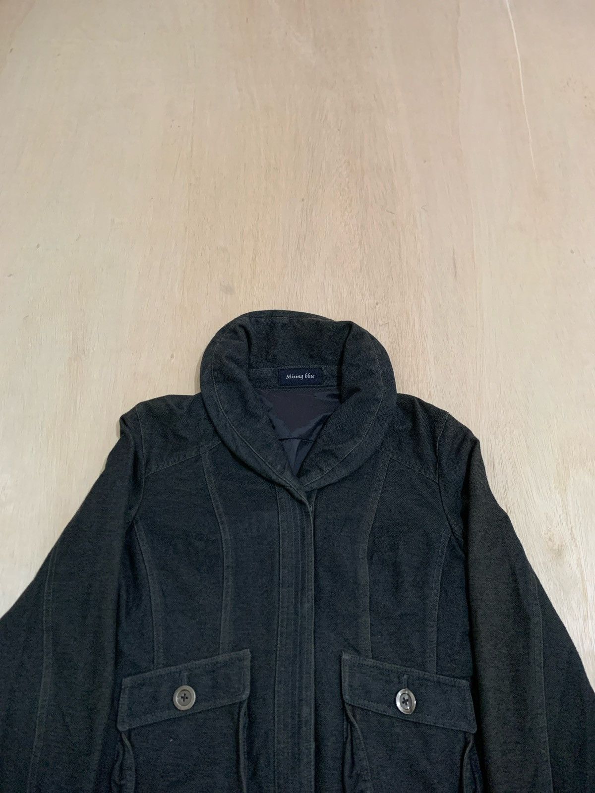 14th Addiction × Japanese Brand × Le Grande Bleu (L.G.B.) Vintage Mixing Blue Lgb style Denim Jacket Size US M / EU 48-50 / 2 - 2 Thumbnail