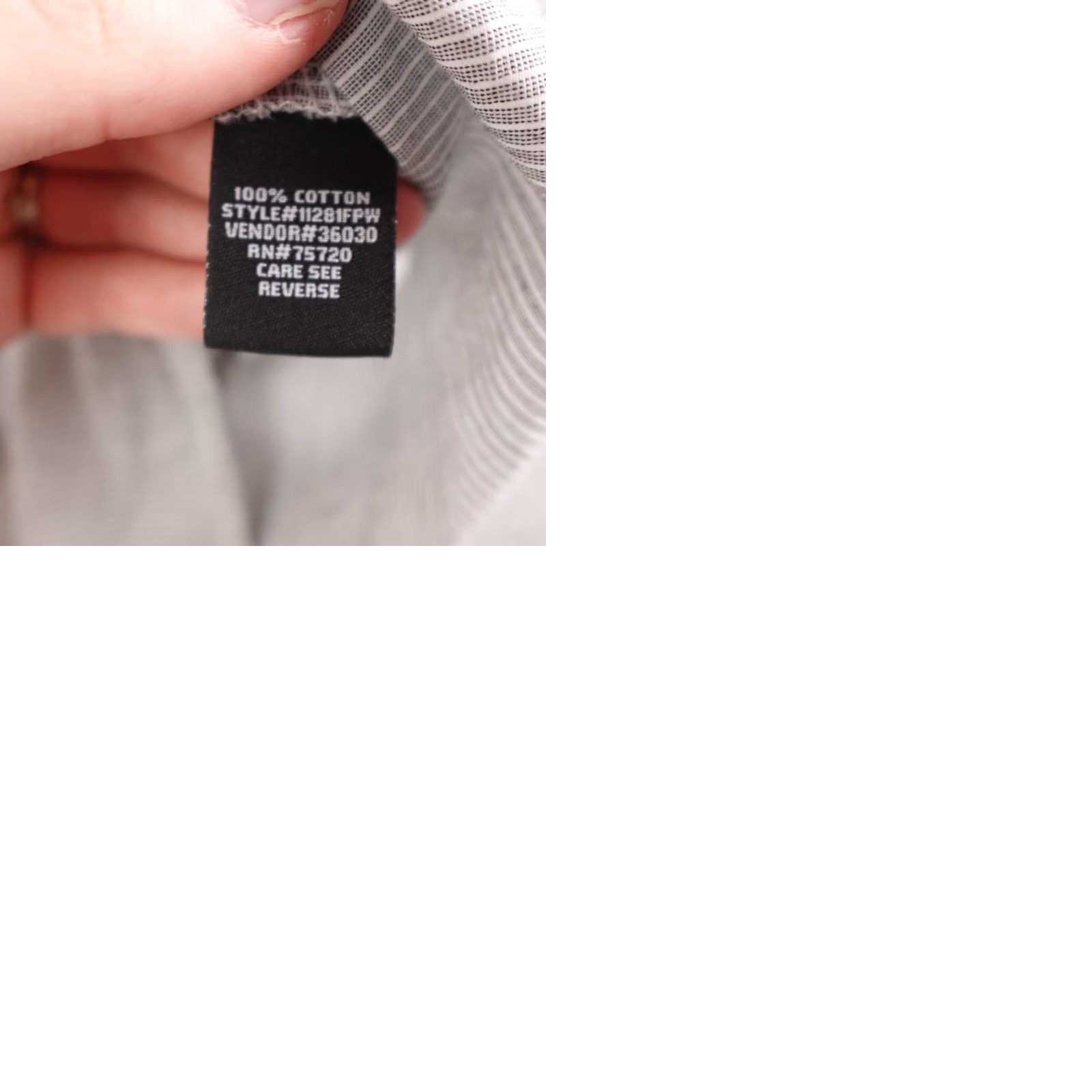 BKE Mens BKE Shirt Gray White Striped Athletic Fit Long Sleeve Button XL Size US XL / EU 56 / 4 - 11 Thumbnail