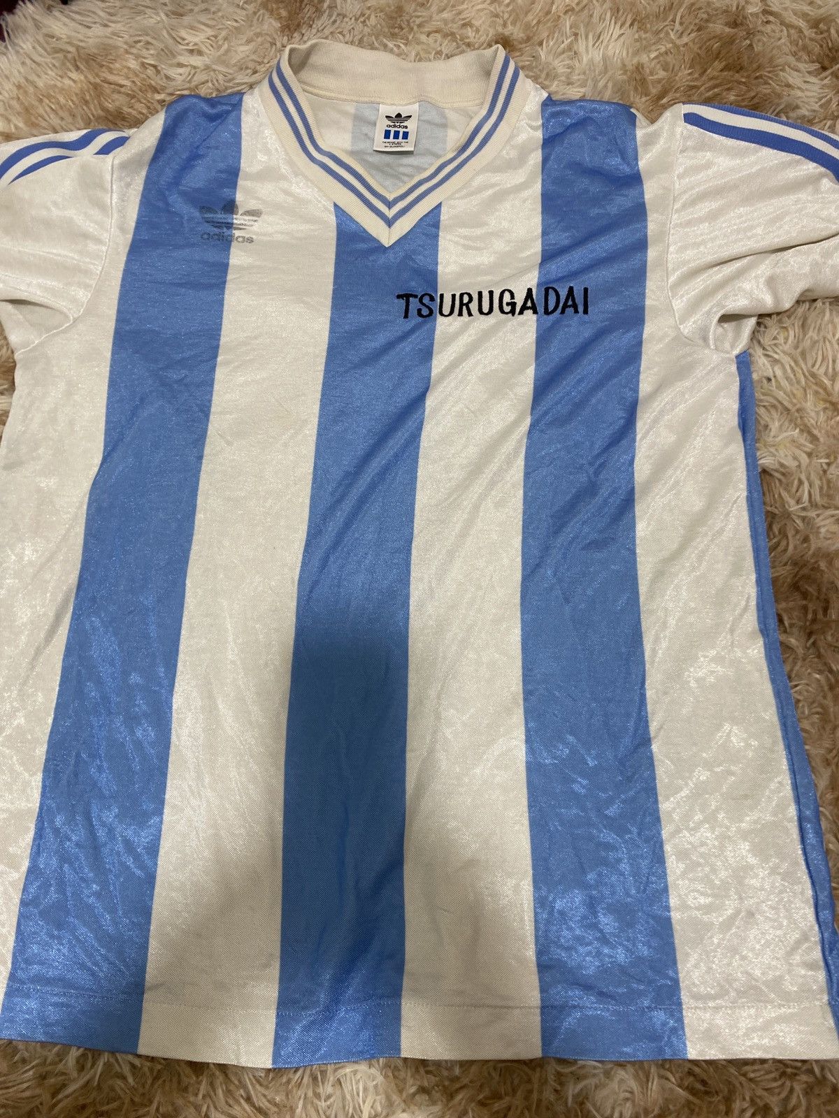 Adidas Vintage Adidas TAD-1618A TSURUGADAI Jersey – Made in Japan Size US M / EU 48-50 / 2 - 1 Thumbnail