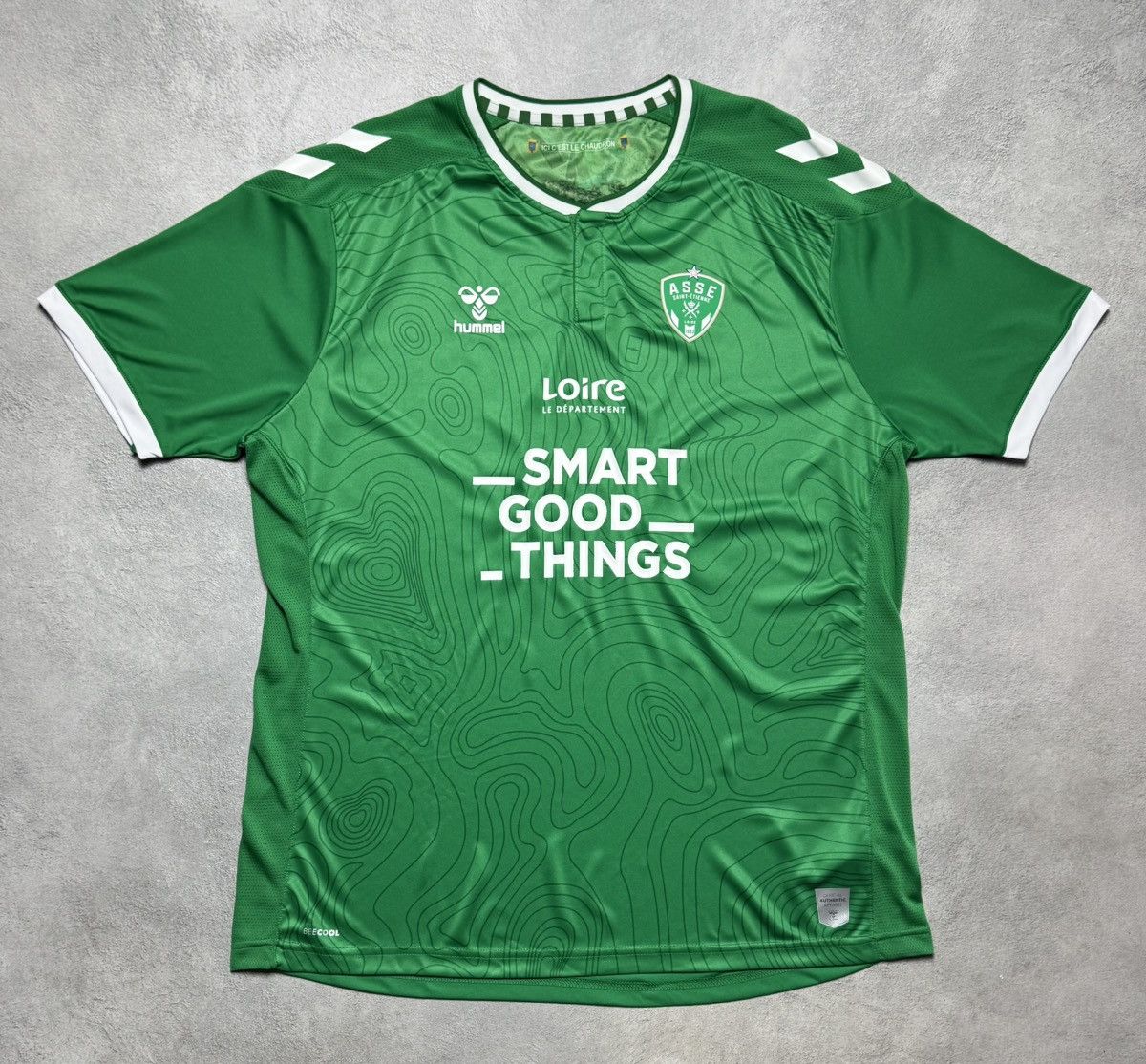 Hummel Saint-Etienne 2022 2023 Home Shirt Soccer Jersey Hummel Size US XL / EU 56 / 4 - 1 Thumbnail