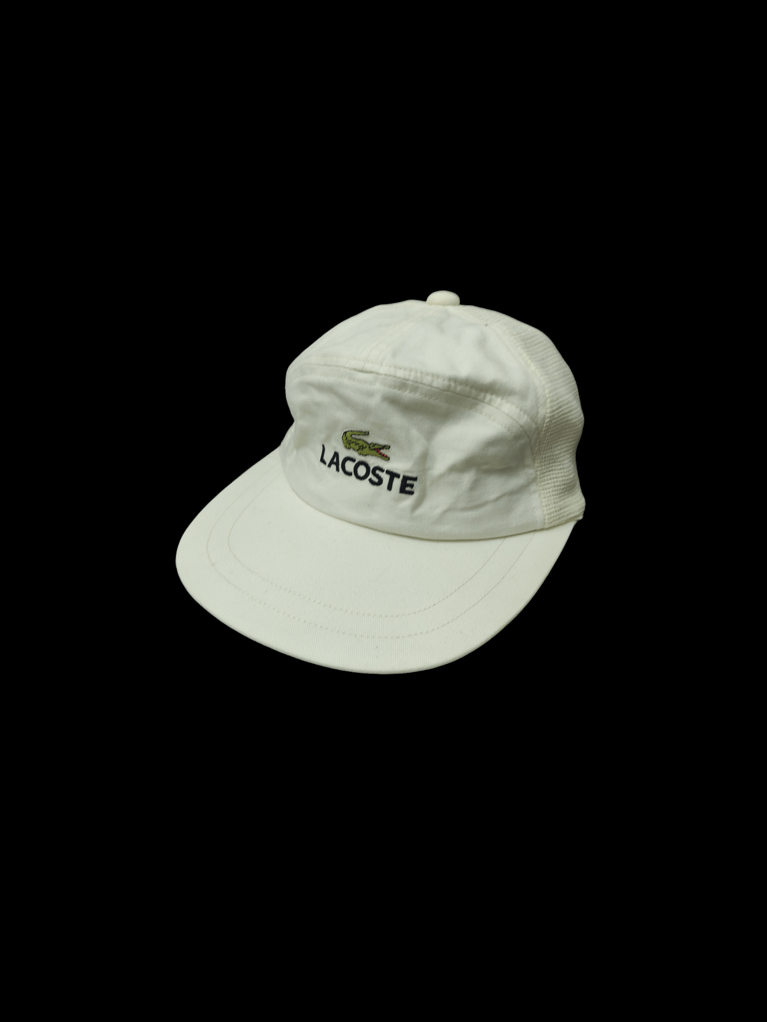 Vintage Lacoste Half Cap Wide Brim Made in Japan