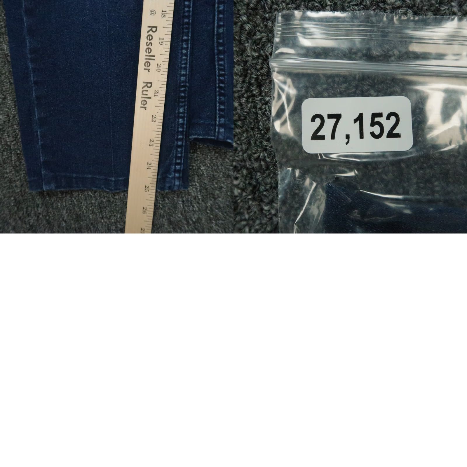 Vintage The Perfect Jean Jeans Men 36x25 Blue Slim Fit 5-Pocket Denim Straight Stretch Jeans Size US 36 / EU 52 - 8 Thumbnail