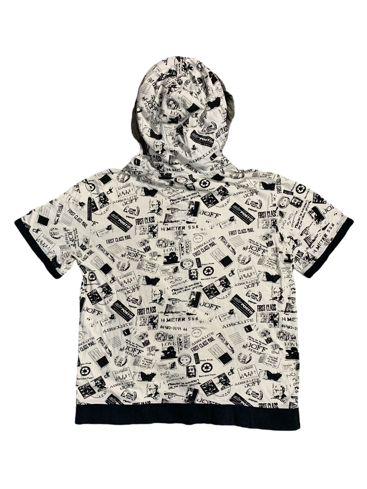 20471120 ABSOLUTE OF JOFF AOP BLACK FUR ZIP HOODIE IFSIX LGB STYLE Size US M / EU 48-50 / 2 - 4 Thumbnail