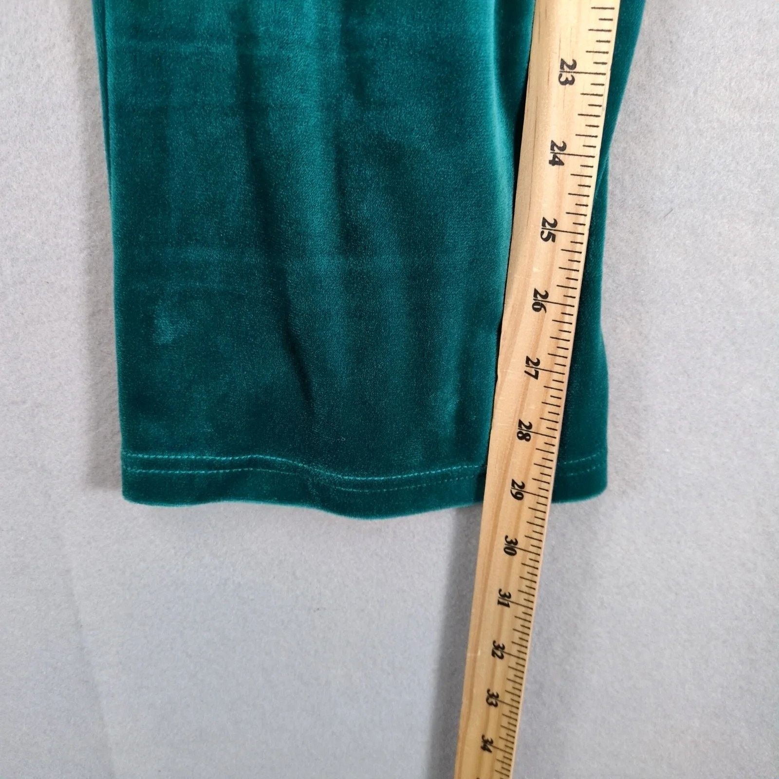 Other Ashley Blue 2pc Green Velour Tracksuit Women's Plus 1X/2X Size XXL / US 16-18 / IT 52-54 - 5 Thumbnail