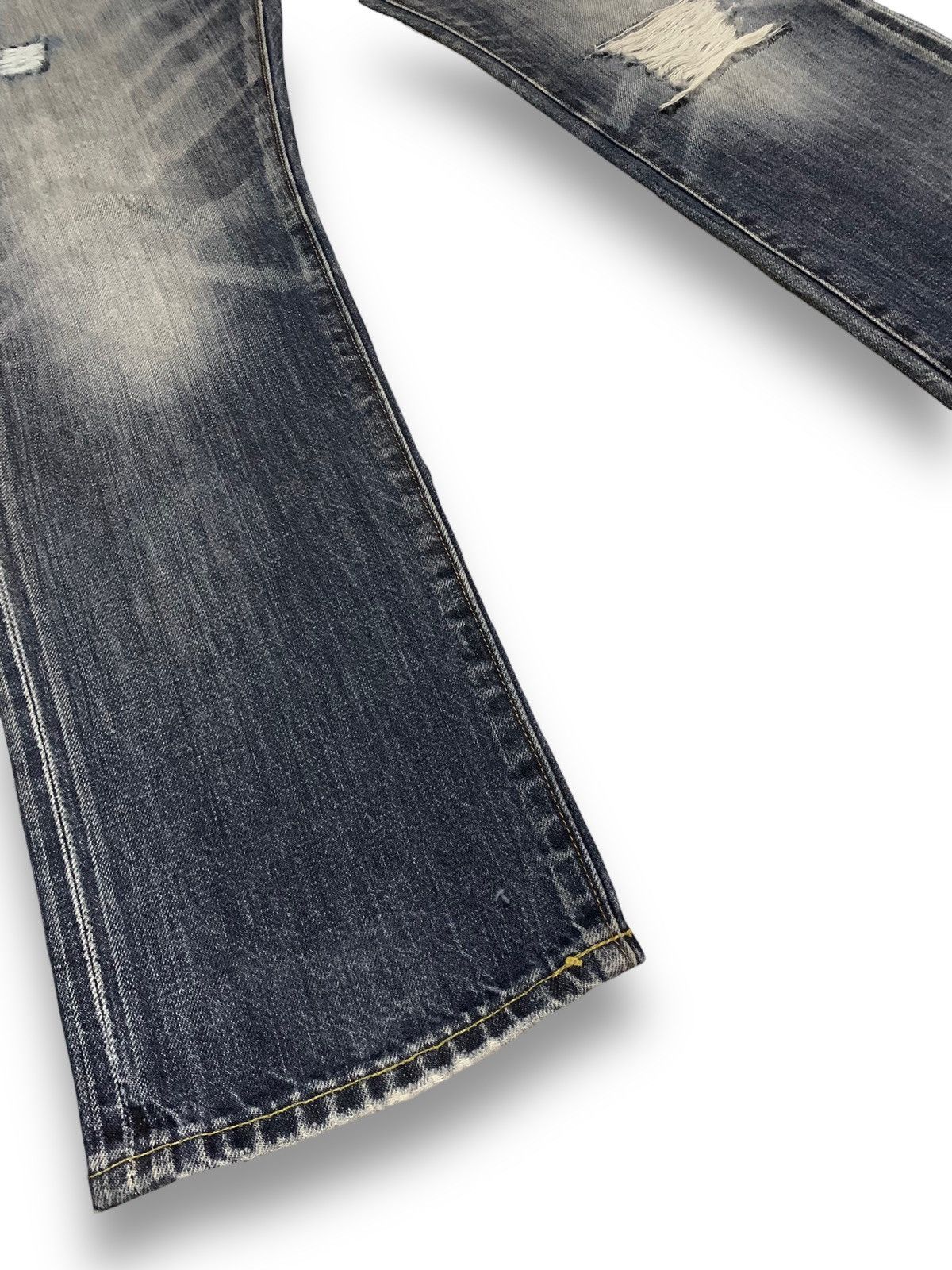Gap Vintage Gap 1969 Whiskers Washed Distressed Grunge Jeans Size US 32 / EU 48 - 10 Thumbnail