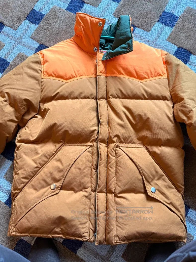 Kenzo Kenzo Patchwork Puffer Jacket, Brown + Orange, Collar Dark Size US S / EU 44-46 / 1 - 3 Thumbnail