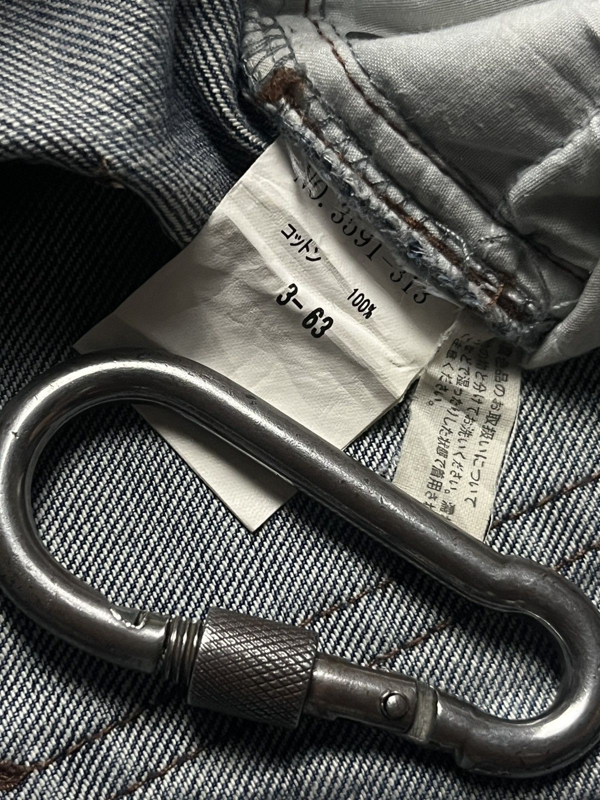 Tornado Mart 🌴BIDDING OFFER🌴00s Schlussel Distrress Sashiko denim Size US 33 - 10 Thumbnail