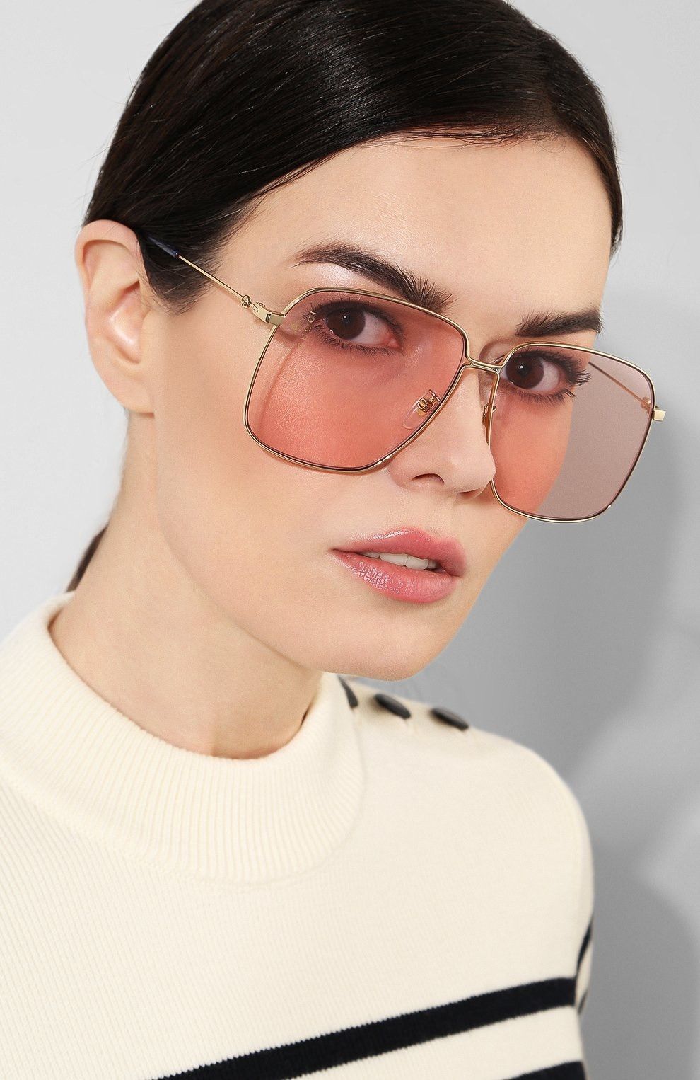 Gucci Gucci Women Sunglasses Square GG0394S 004 NEW AUTHENTIC Size ONE SIZE - 12 Thumbnail