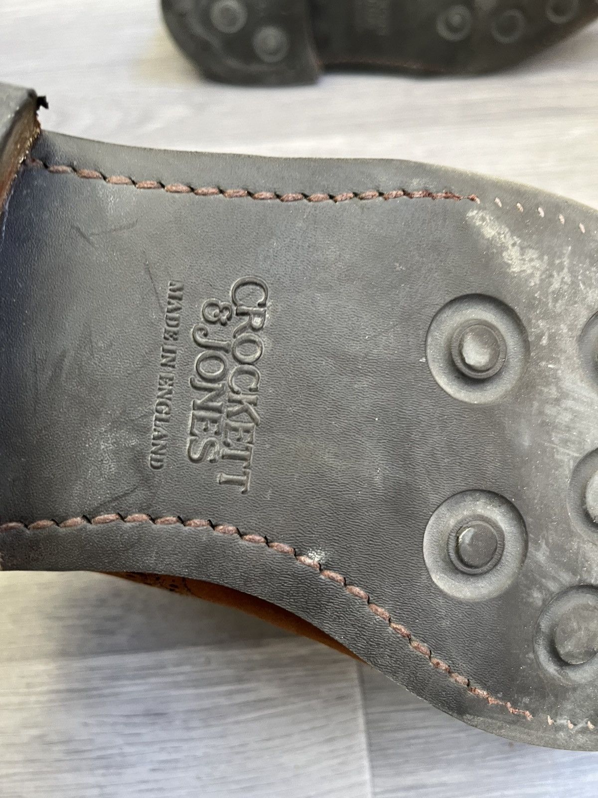 Crockett & Jones Crockett & jones brown suede wingtip oxford leather shoes Size US 10.5 / EU 43-44 - 13 Thumbnail